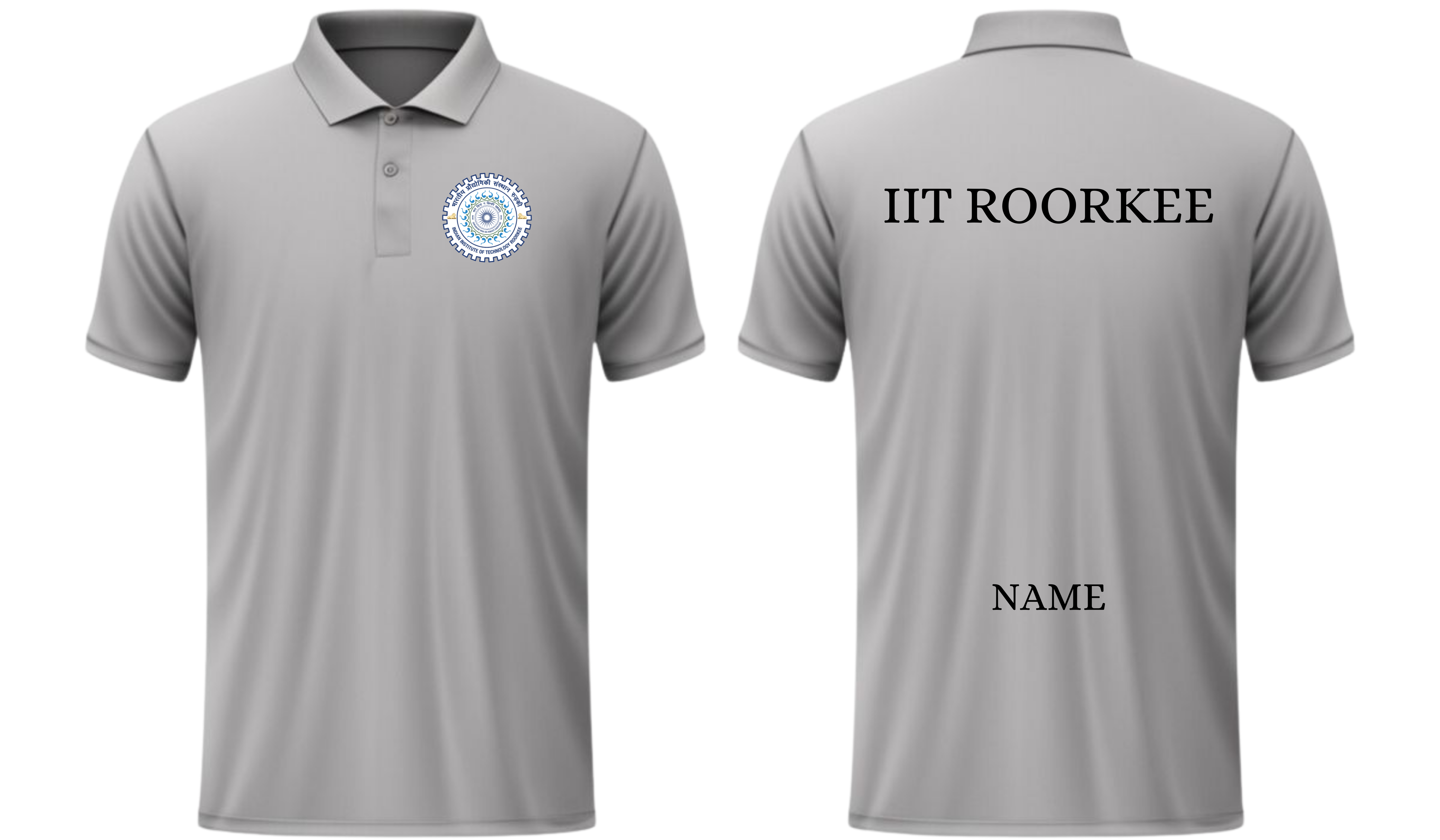 IIT Roorkee Polo T-SHIRT CLASSIC Design