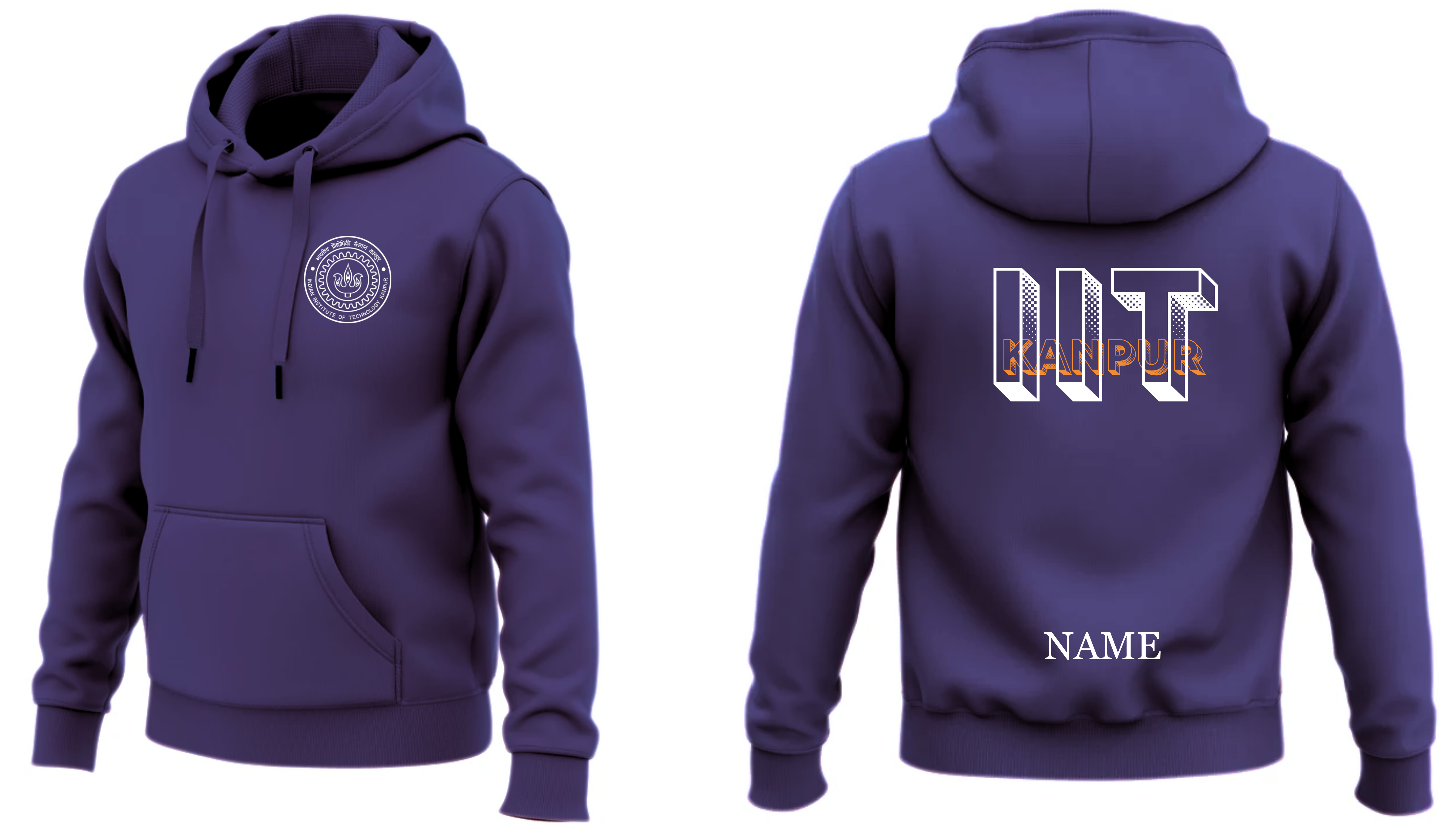 IIT KANPUR Hoodies Classic Design 4 ( Ak Design )