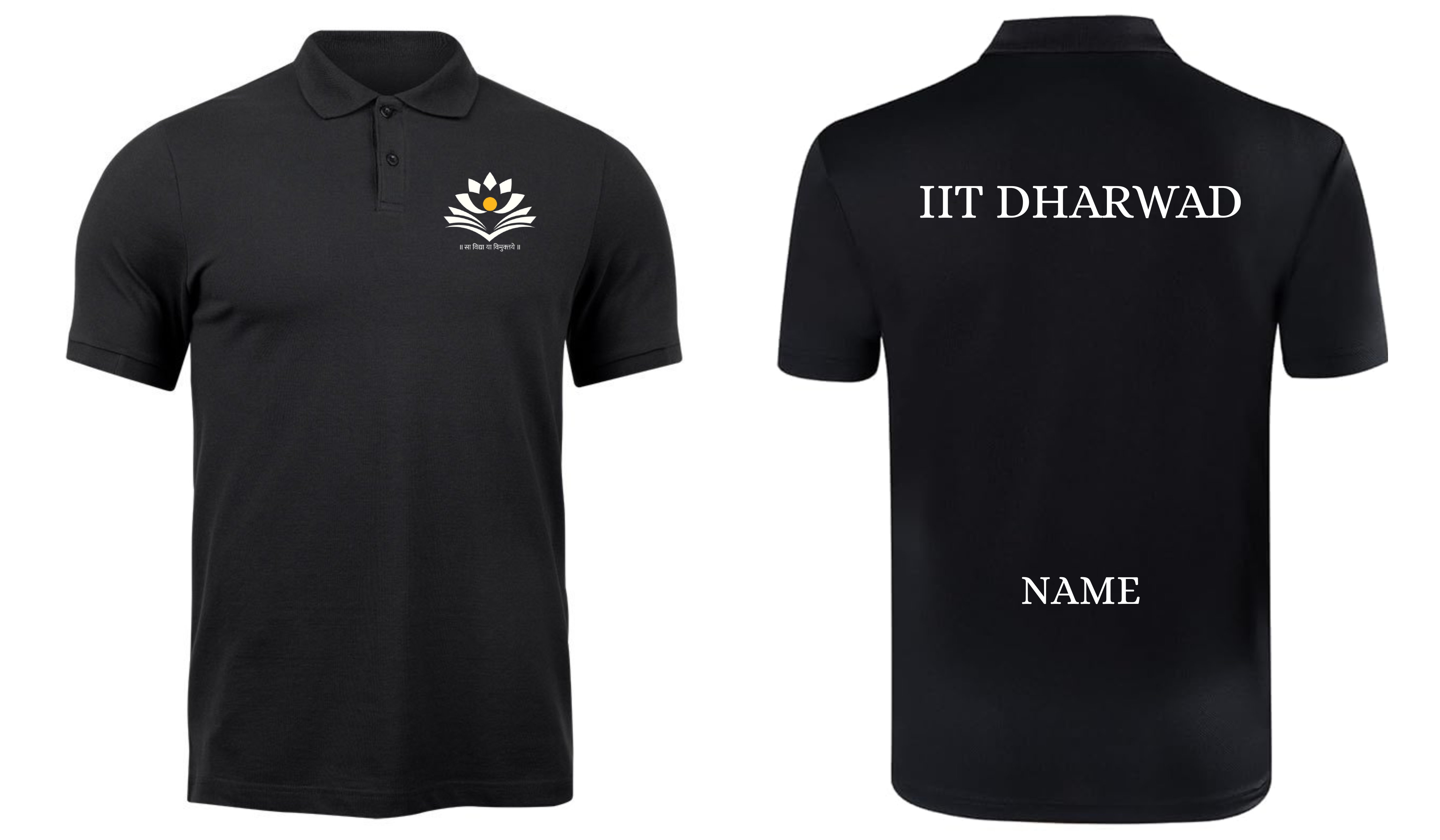IIT Dharwad POLO T-SHIRT Classic Design ( Ak design )