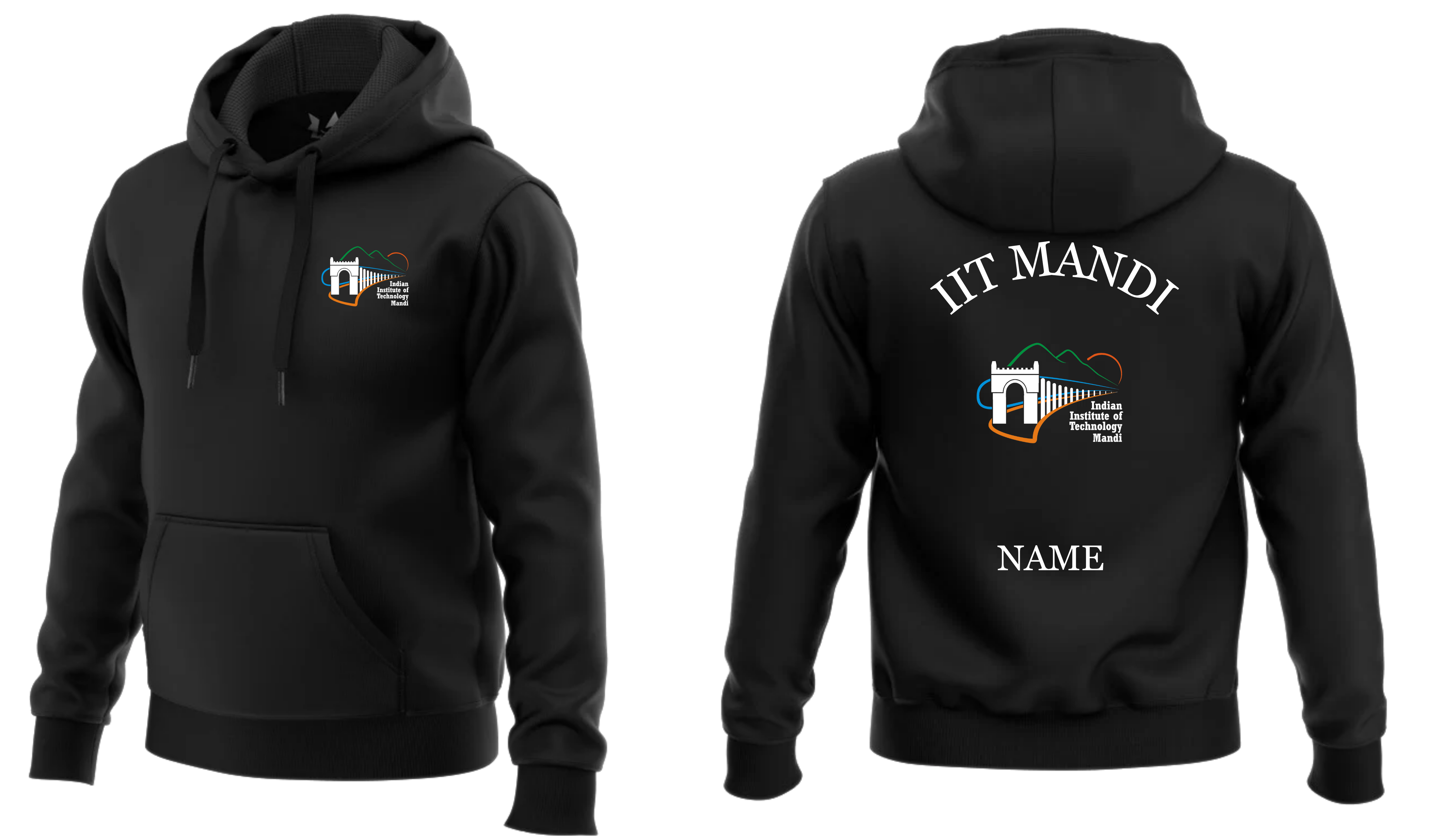 IIT MANDI Hoodies Classic Design 1 ( Ak Design )