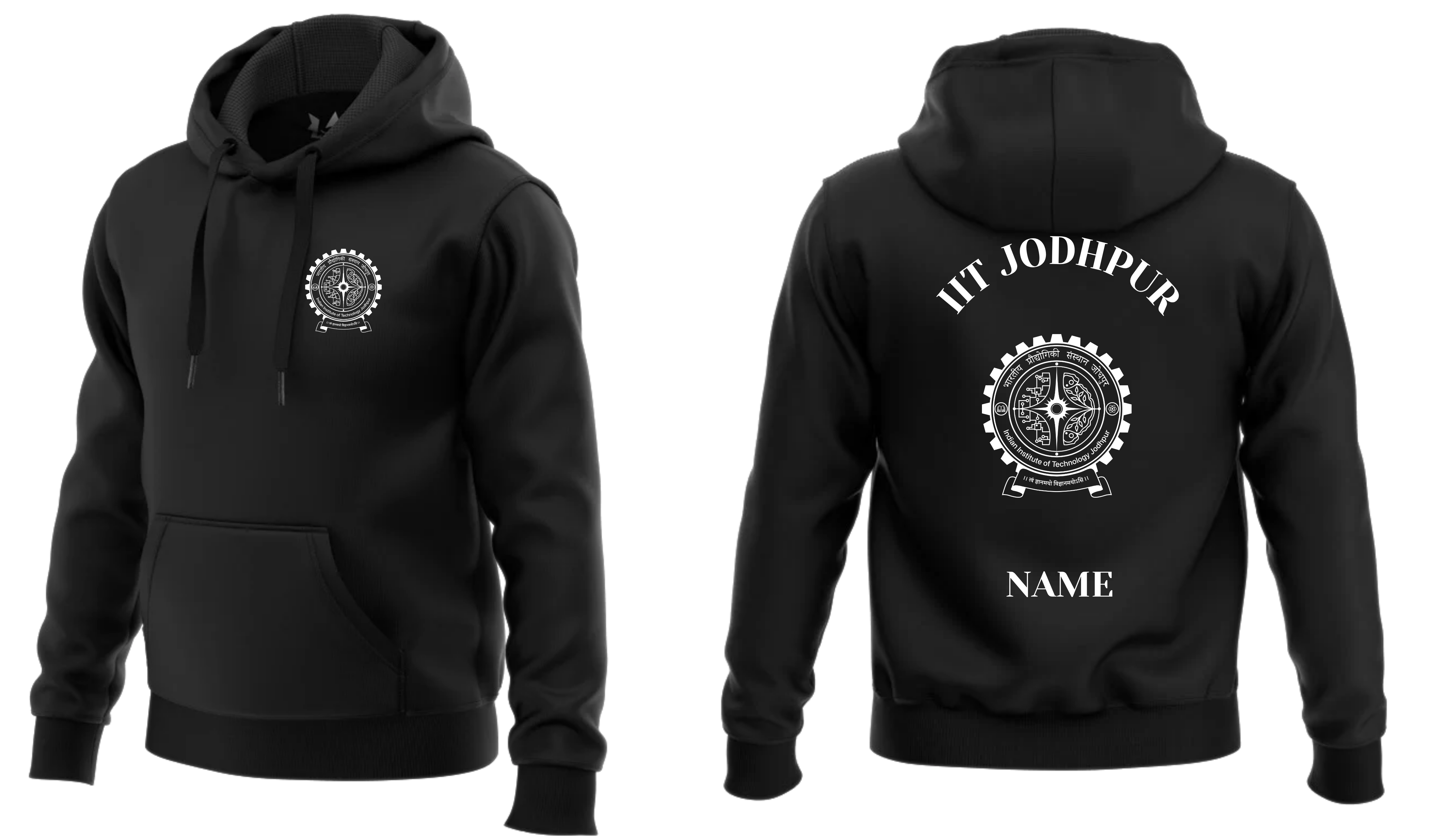IIT JODHPUR Hoodies Classic Design 1 ( Ak Design)