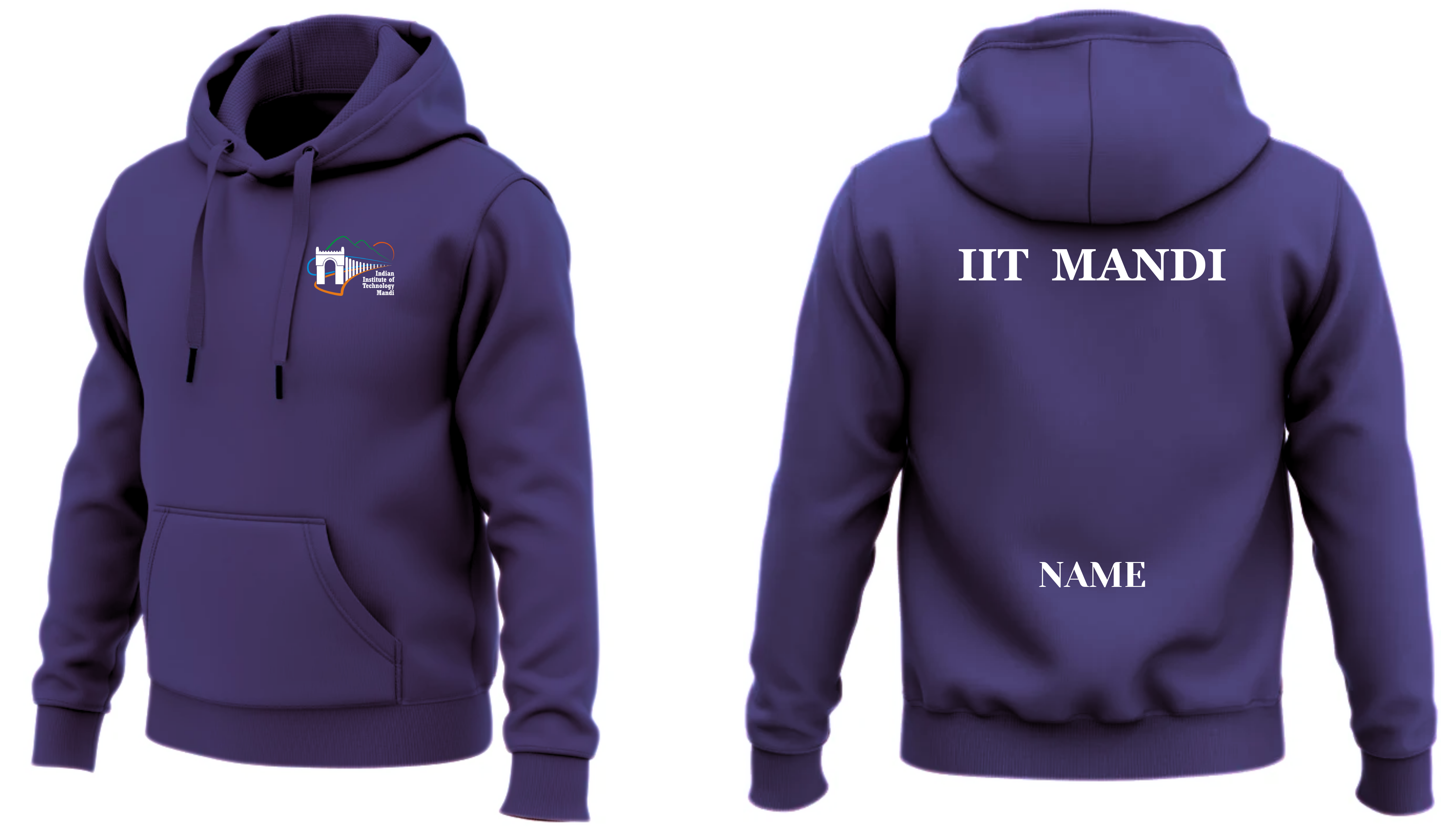 IIT MANDI Hoodies Classic Design  ( Ak Design )