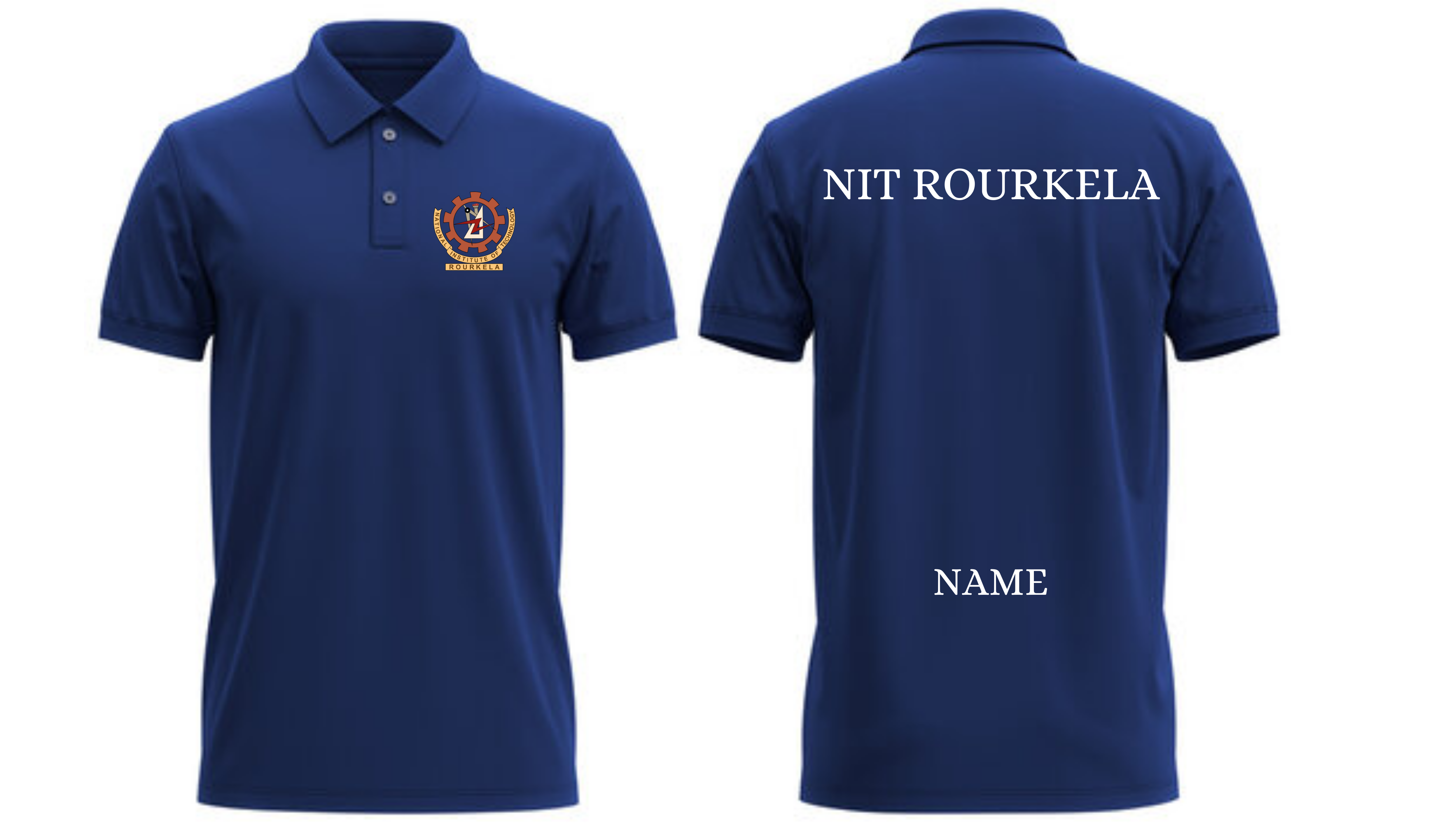 NIT ROURKELA POLO T-SHIRT Classic Design ( Ak design )