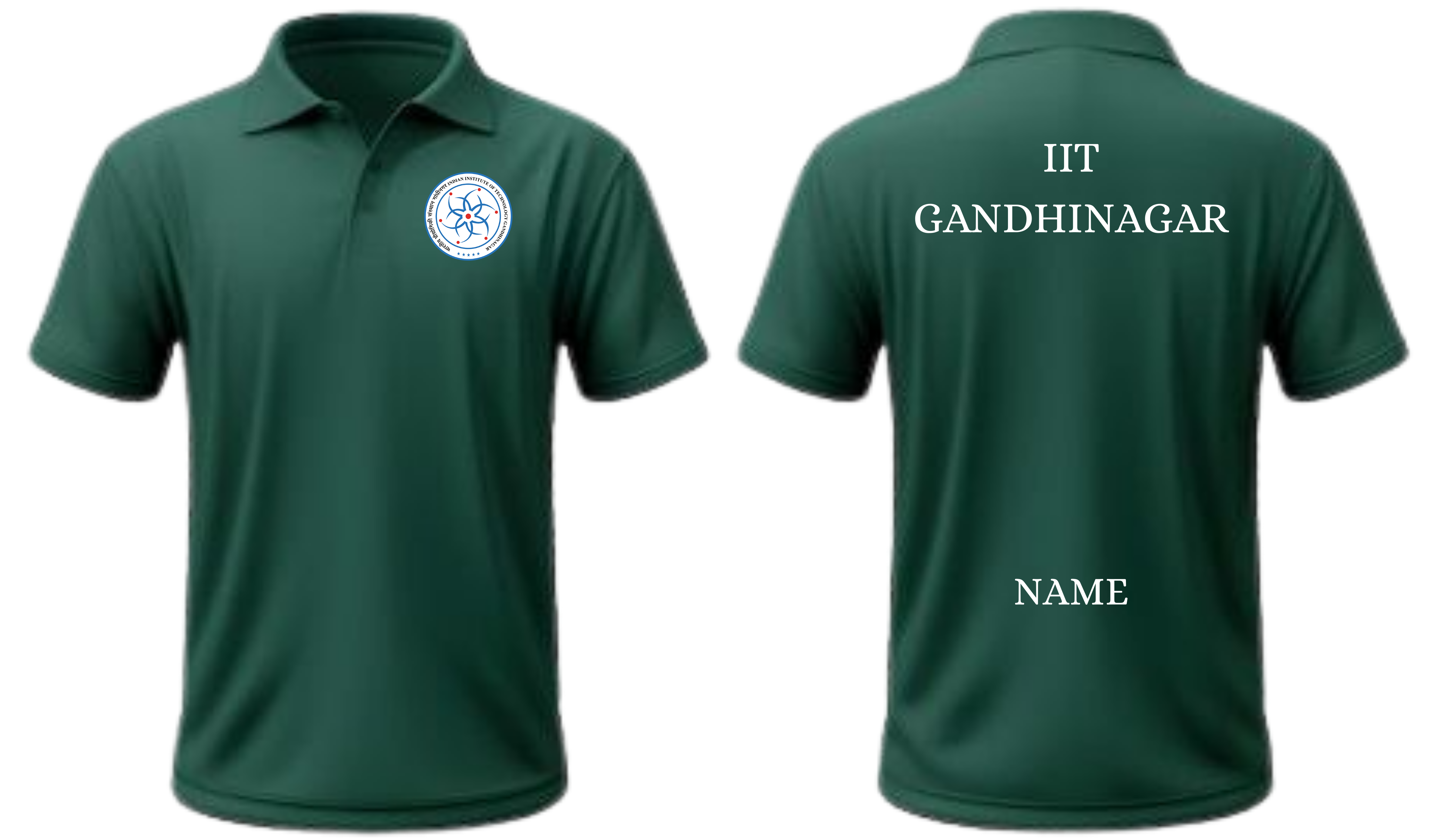 IIT Gandhinagar POLO T-SHIRT Classic Design  ( Ak design )
