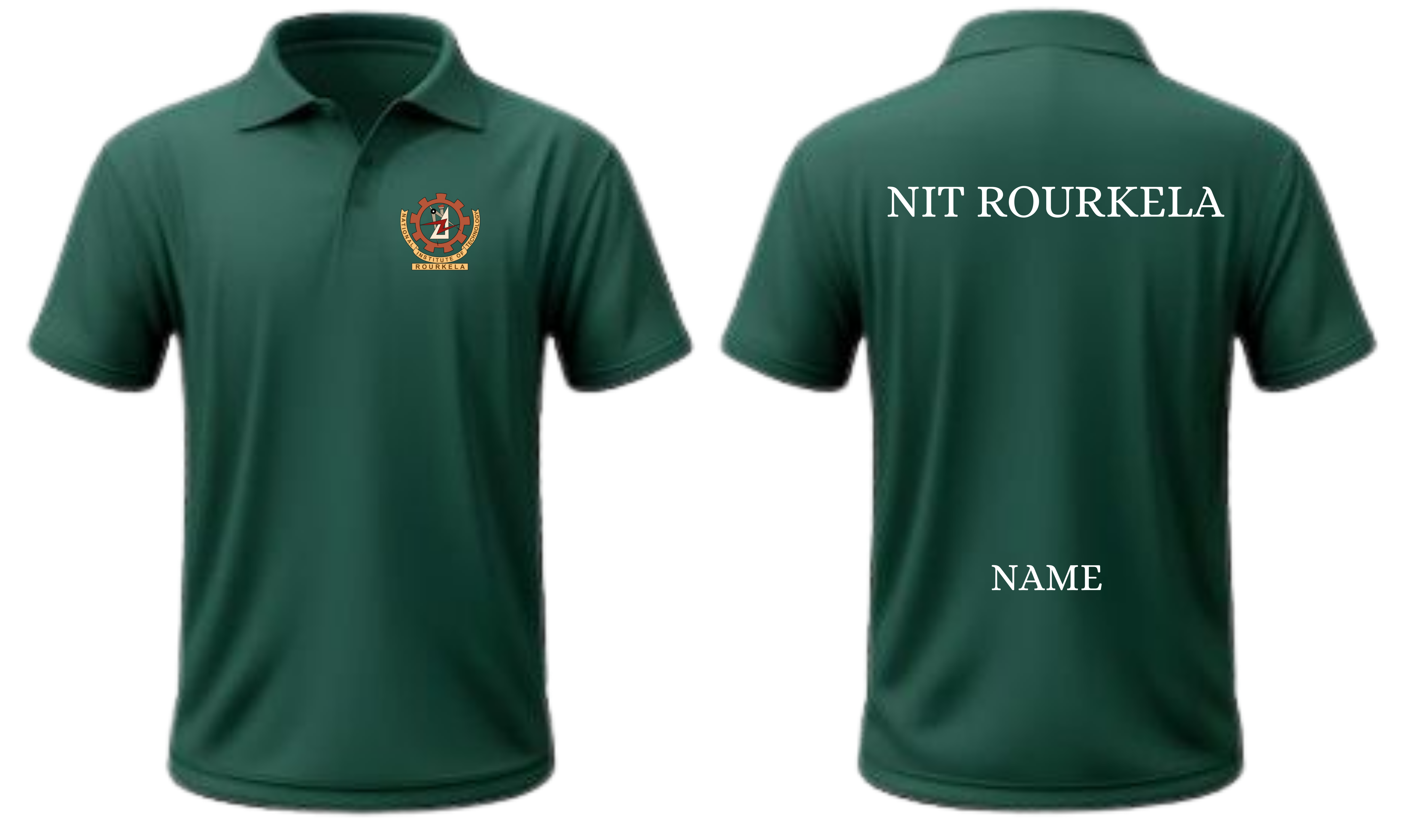 NIT ROURKELA POLO T-SHIRT Classic Design ( Ak design )