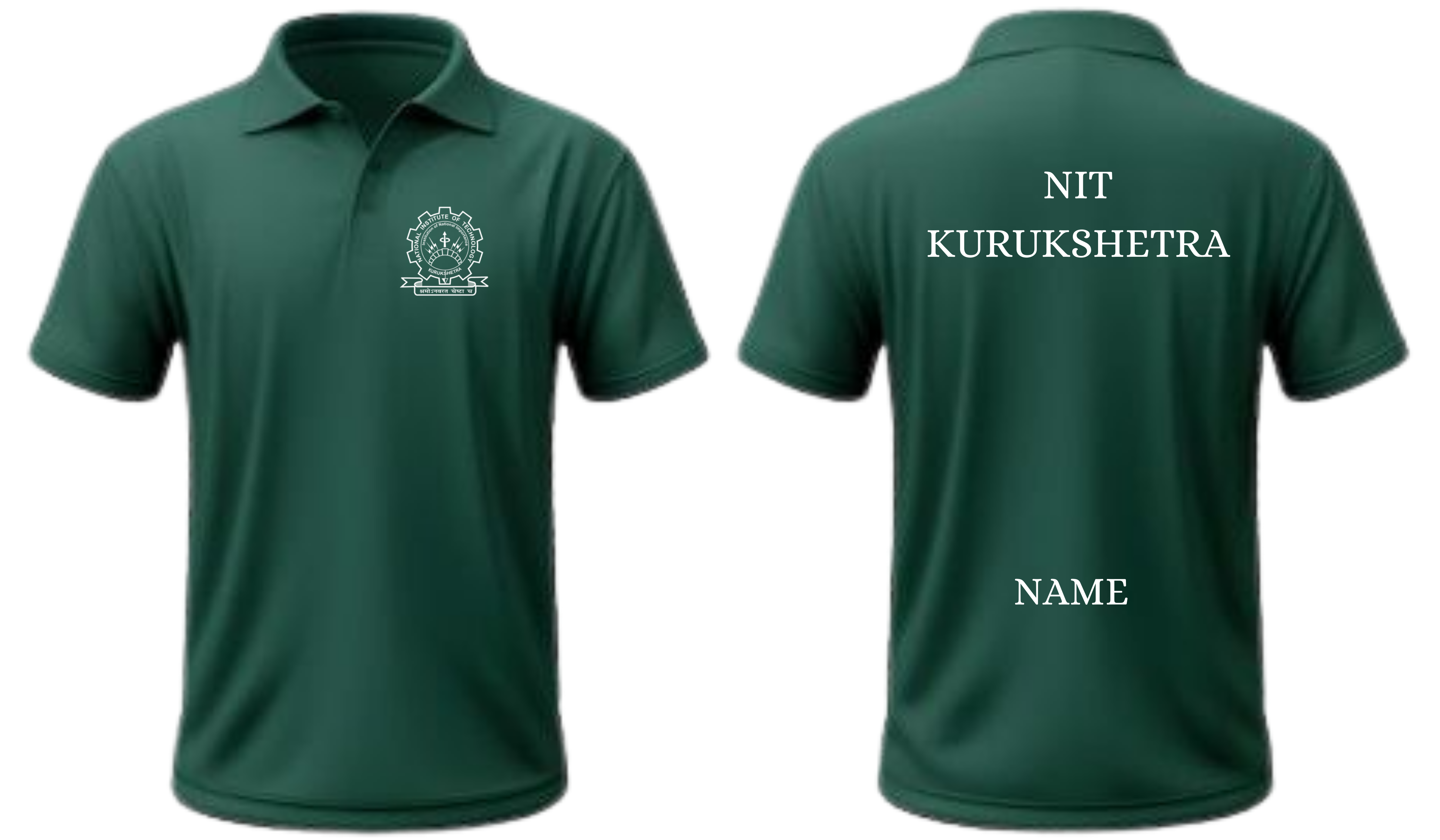 NIT Kurukshetra POLO T-SHIRT Classic Design ( Ak design )