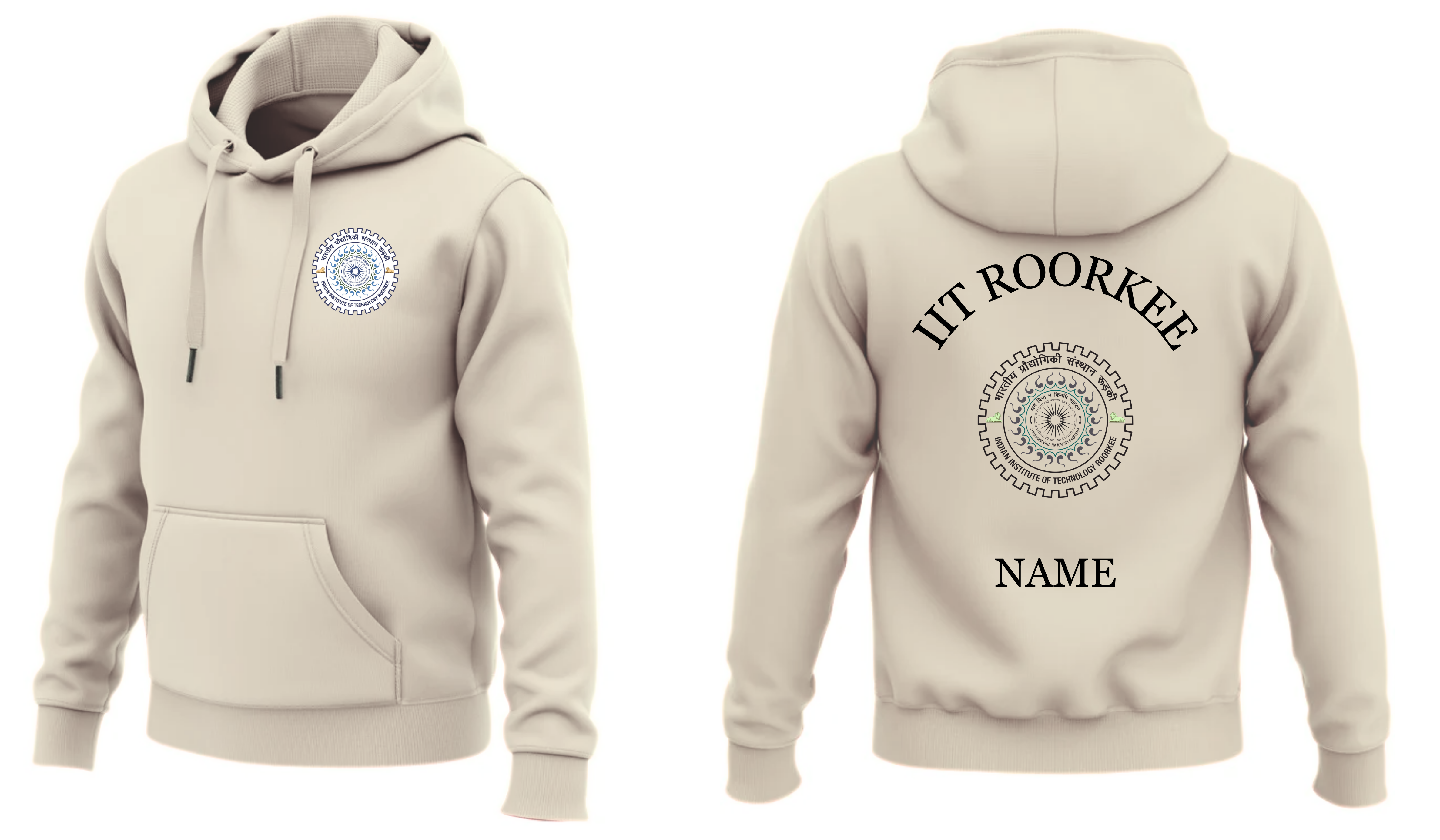 IIT ROORKEE Hoodies Classic Design 1 ( Ak Design )