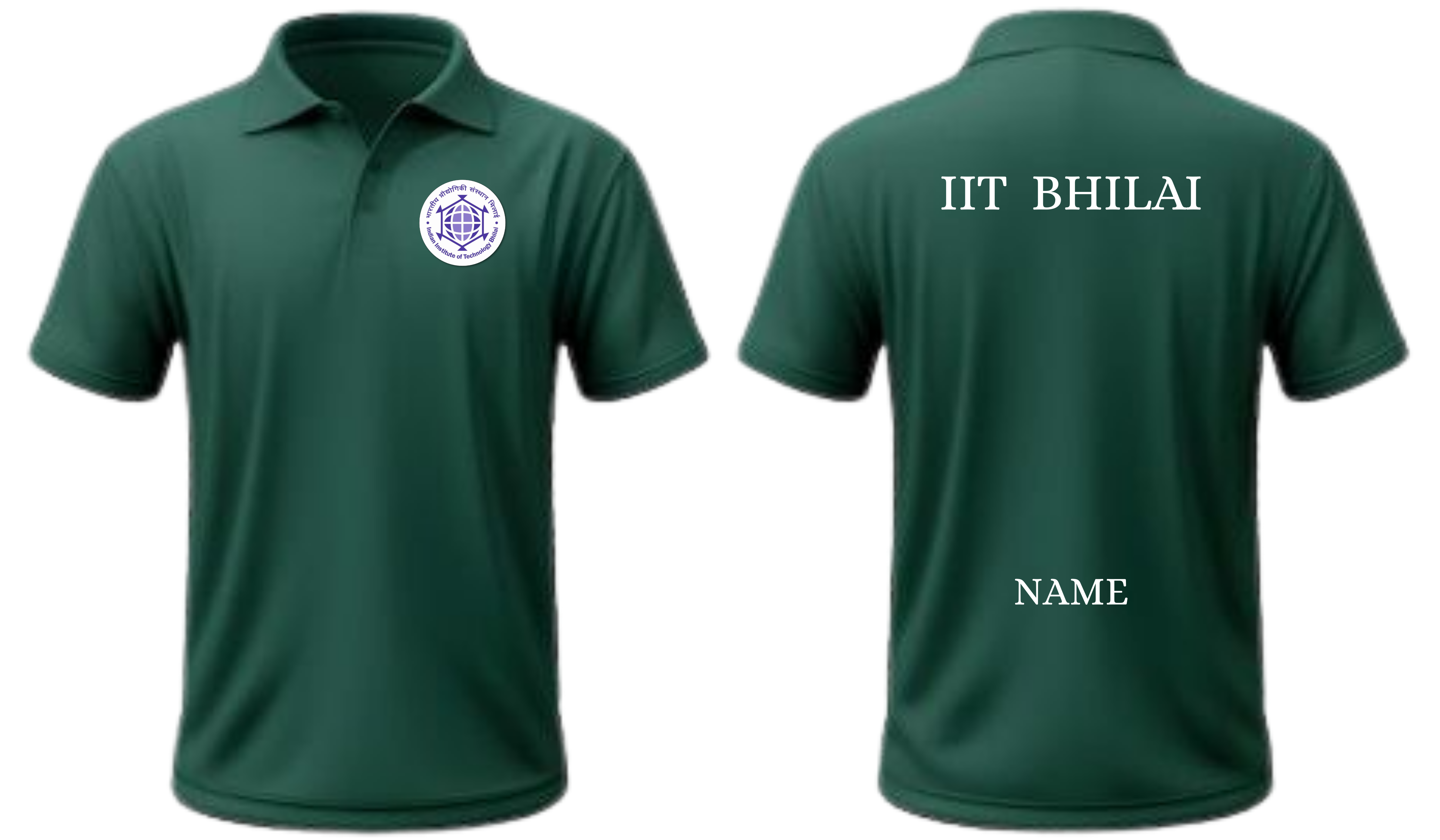 IIT BHILAI POLO T-SHIRT Classic Design  ( Ak design )
