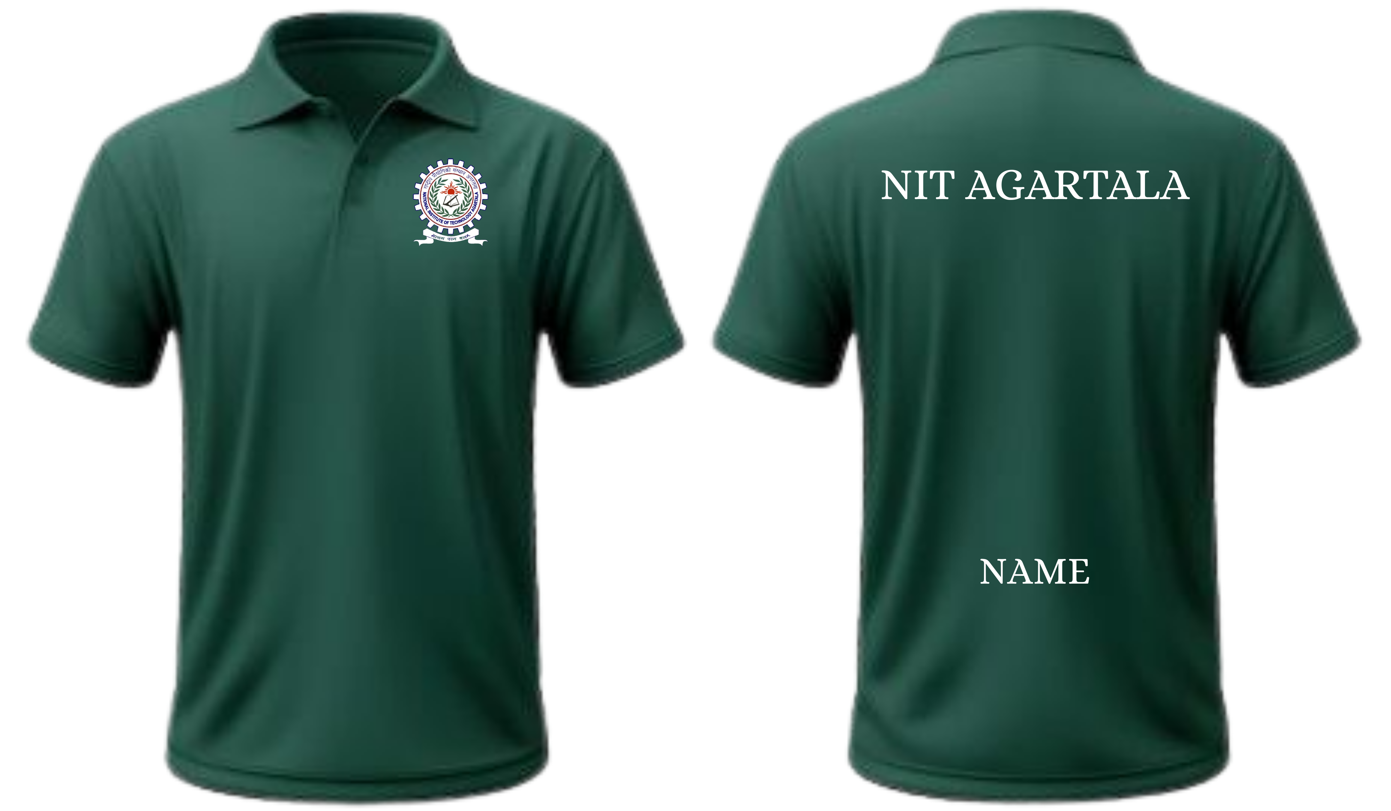 NIT Agartala POLO T-SHIRT Classic Design  ( Ak design )