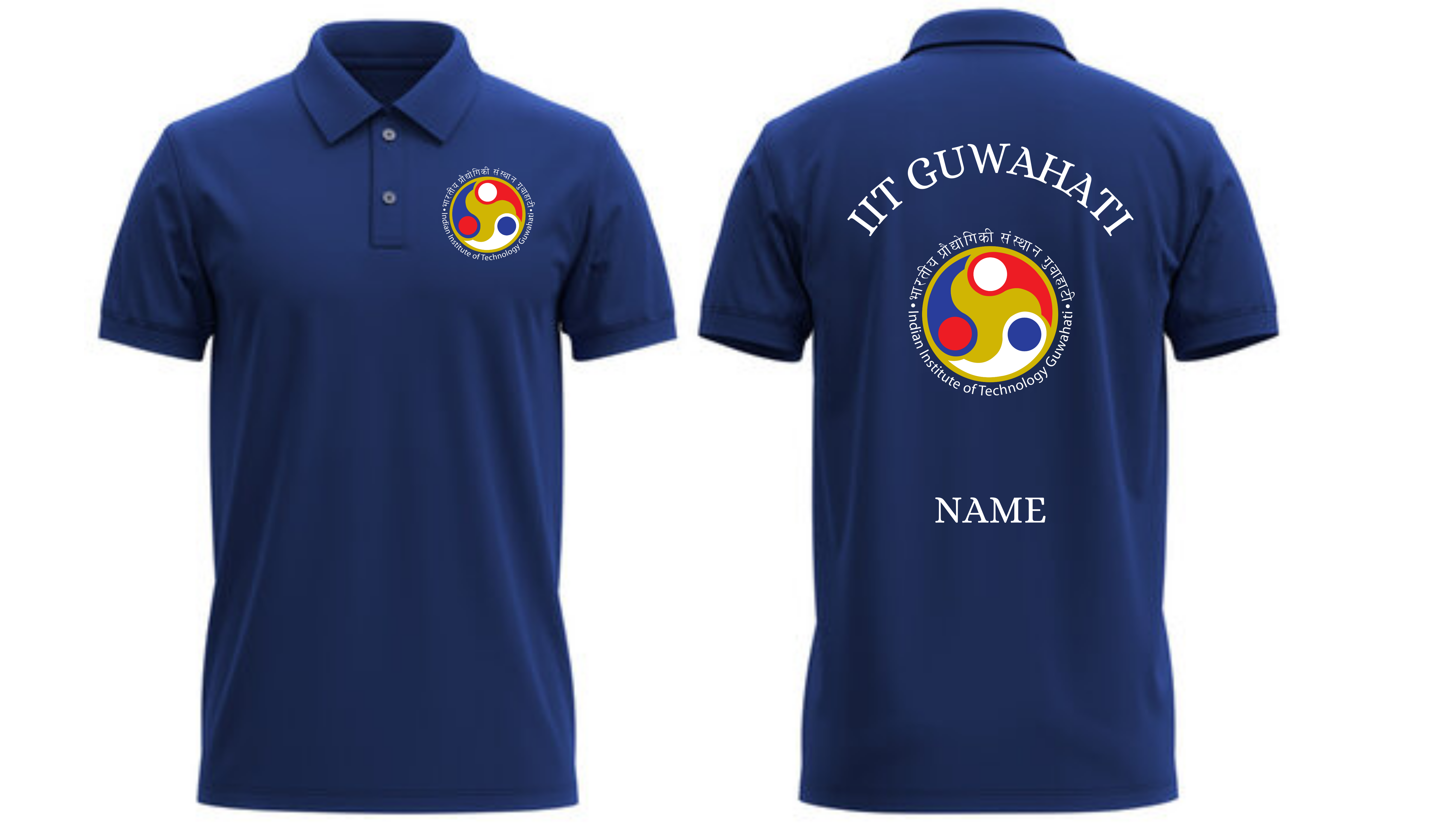 IIT GUWAHATI POLO T-SHIRT Classic Design 1 (CAMPUSCART DESIGN )