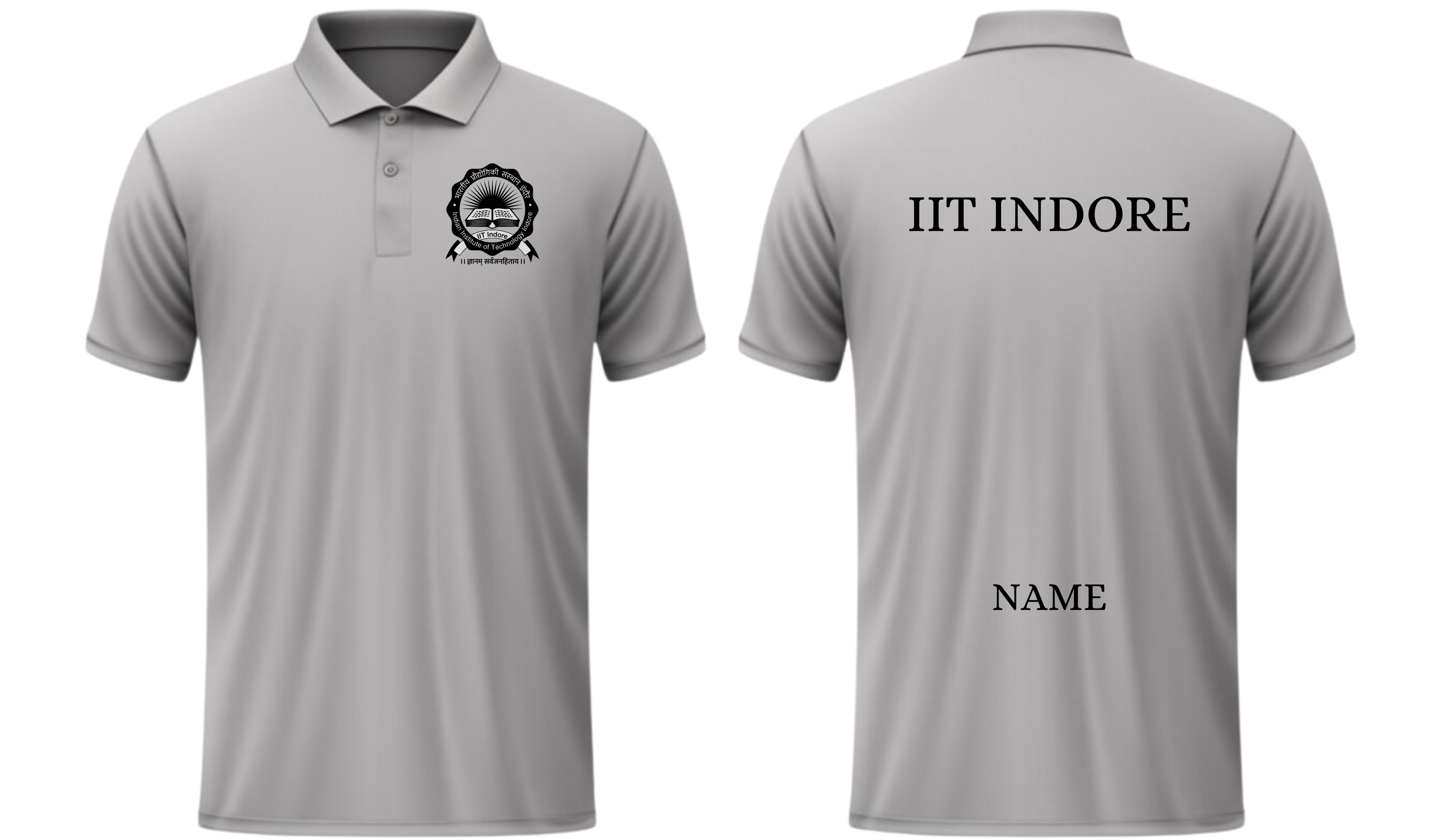 IIT INDORE POLO T-SHIRT Classic Design ( Ak design )