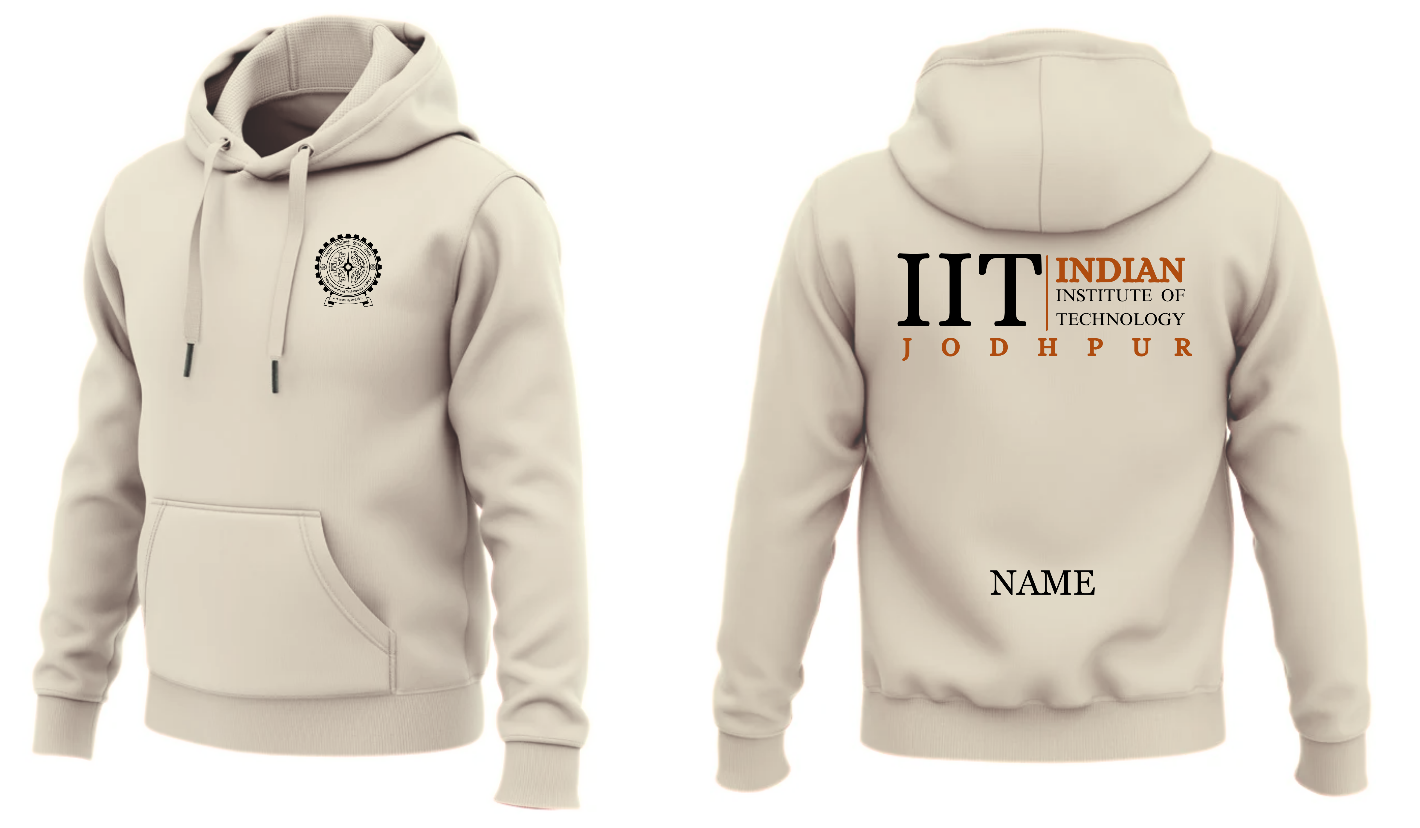 IIT JODHPUR Hoodies Classic Design 2 ( Ak Design)