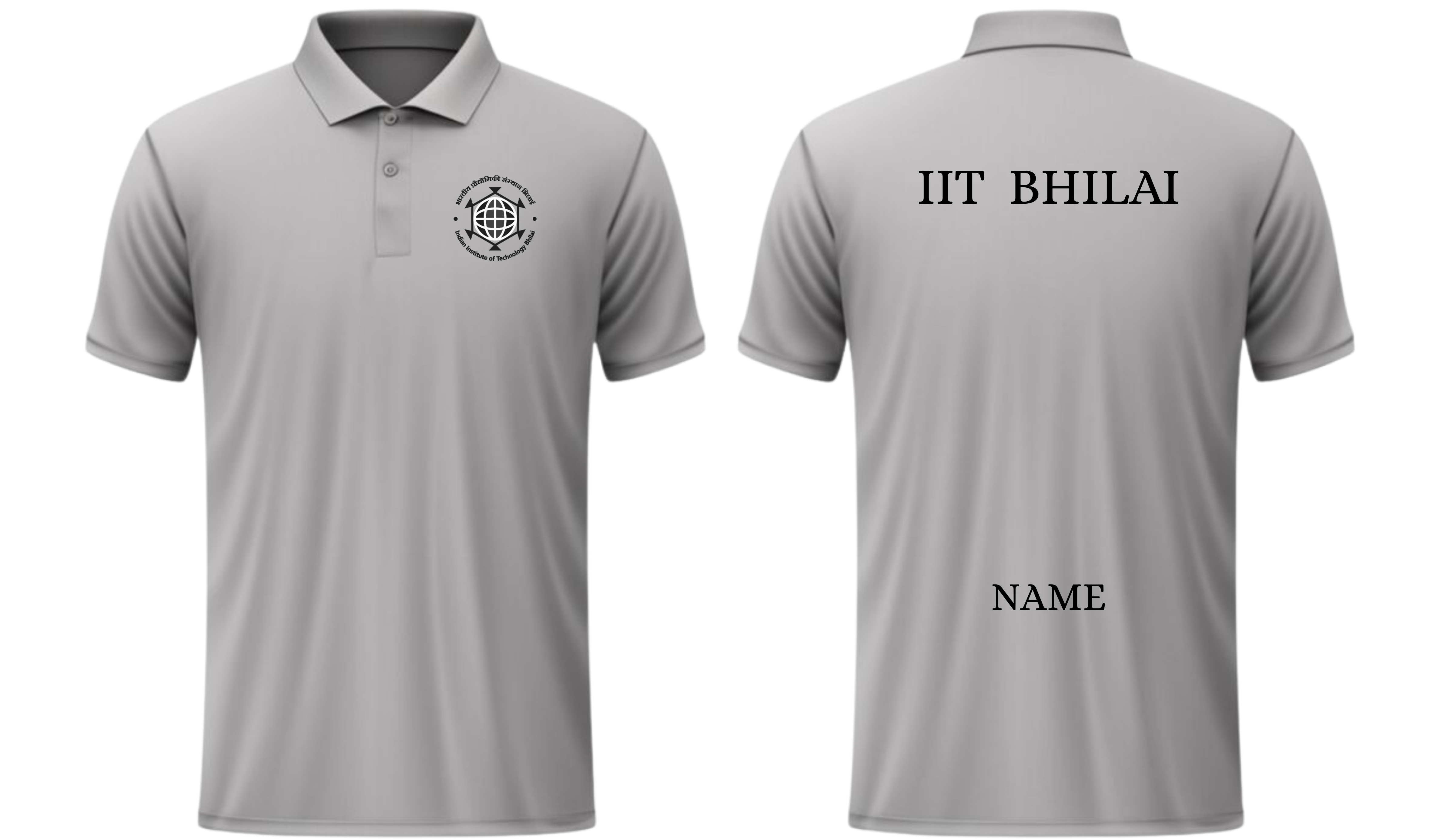 IIT BHILAI POLO T-SHIRT Classic Design  ( Ak design )