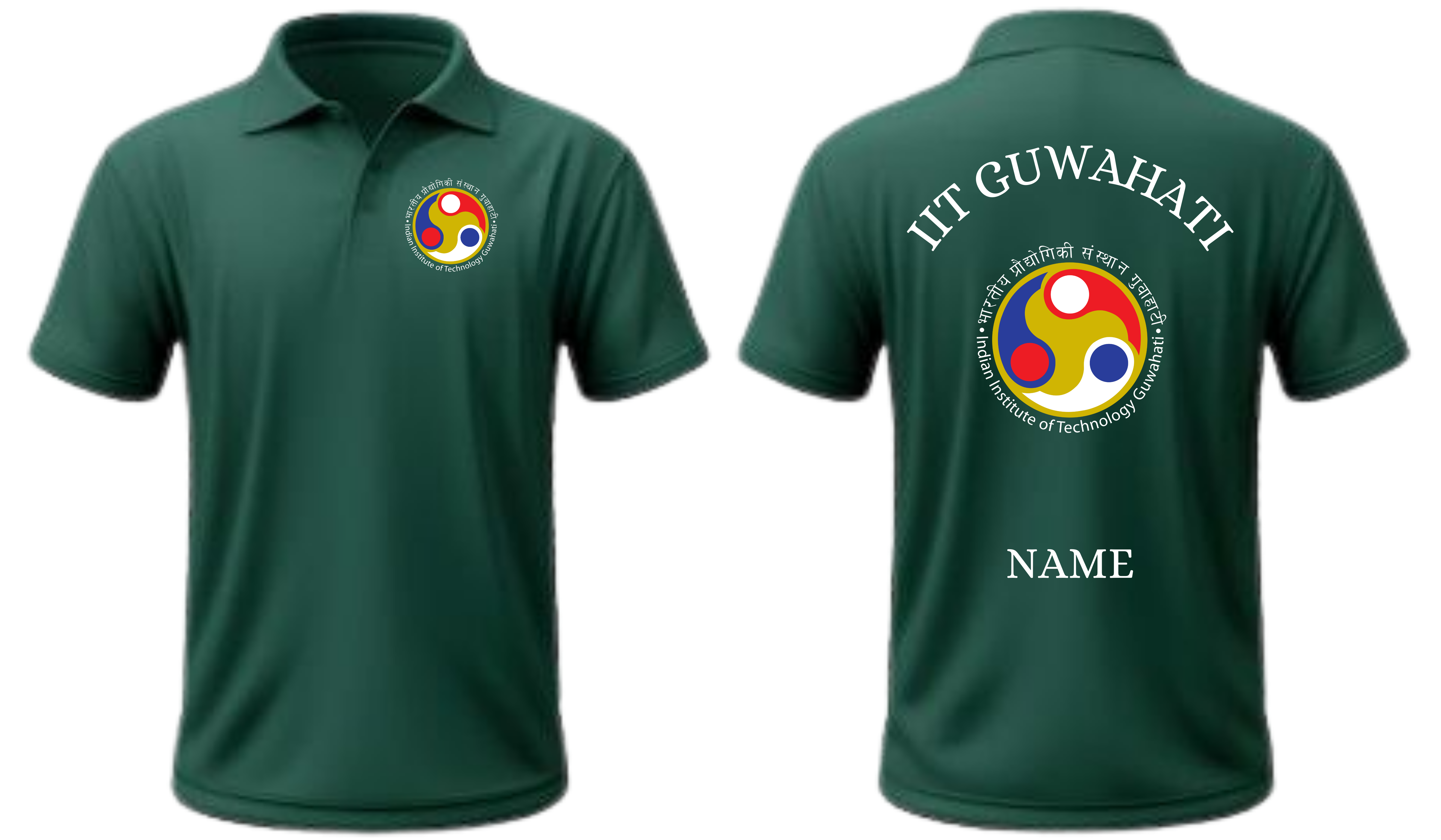 IIT GUWAHATI POLO T-SHIRT Classic Design 1 (CAMPUSCART DESIGN )