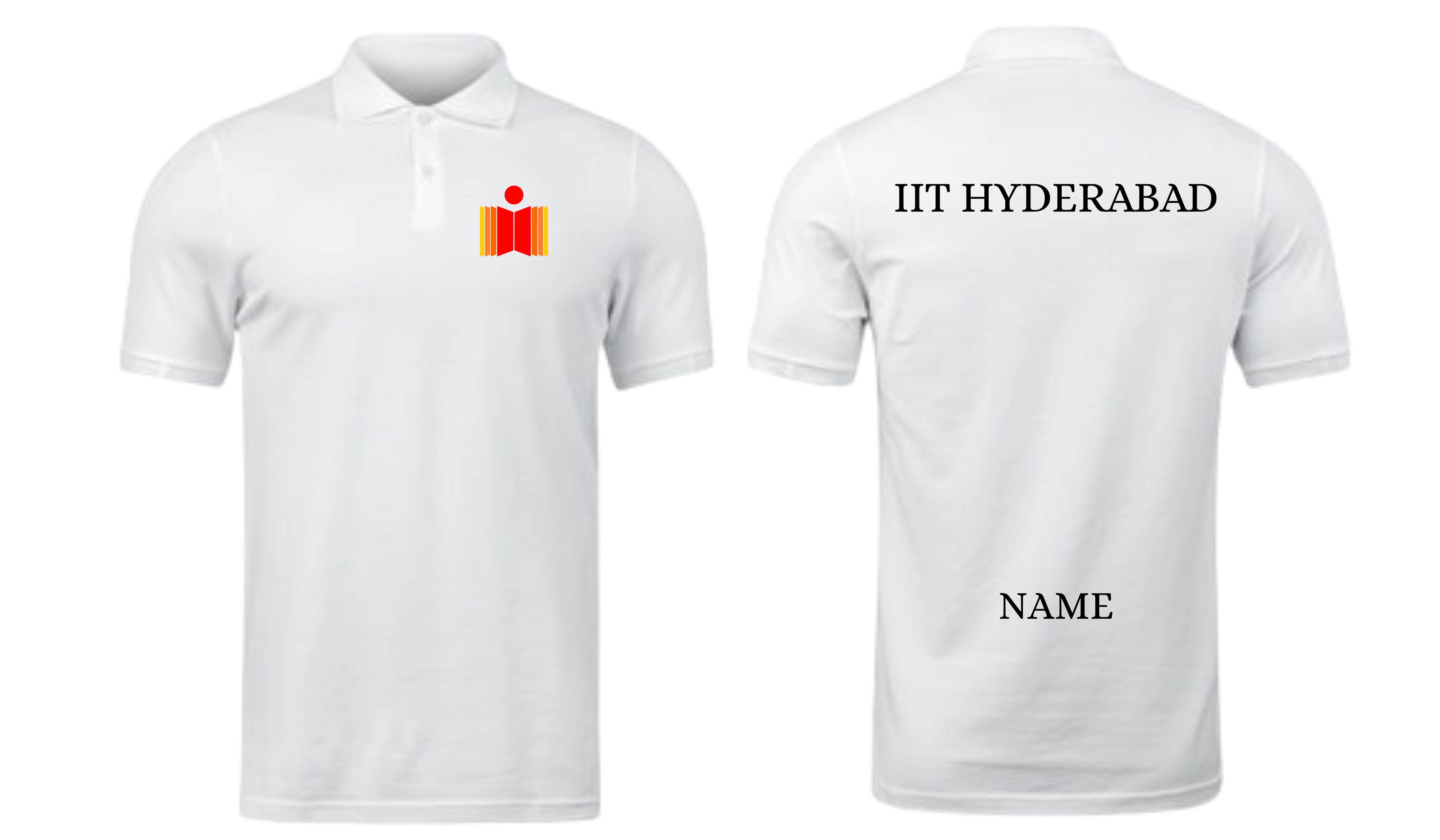 IIT HYDERABAD POLO T-SHIRT Classic Design ( Ak design )