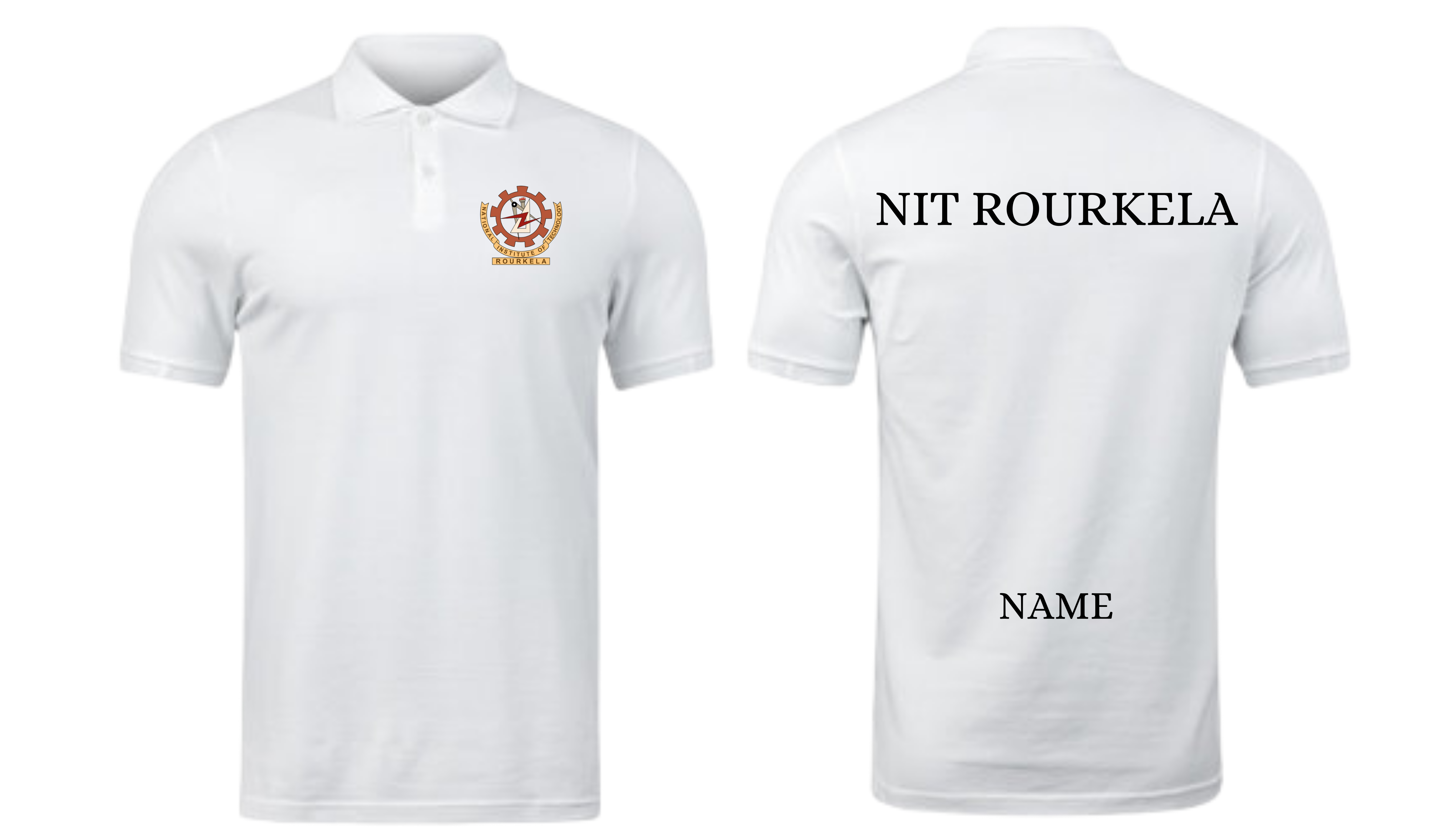NIT ROURKELA POLO T-SHIRT Classic Design ( Ak design )