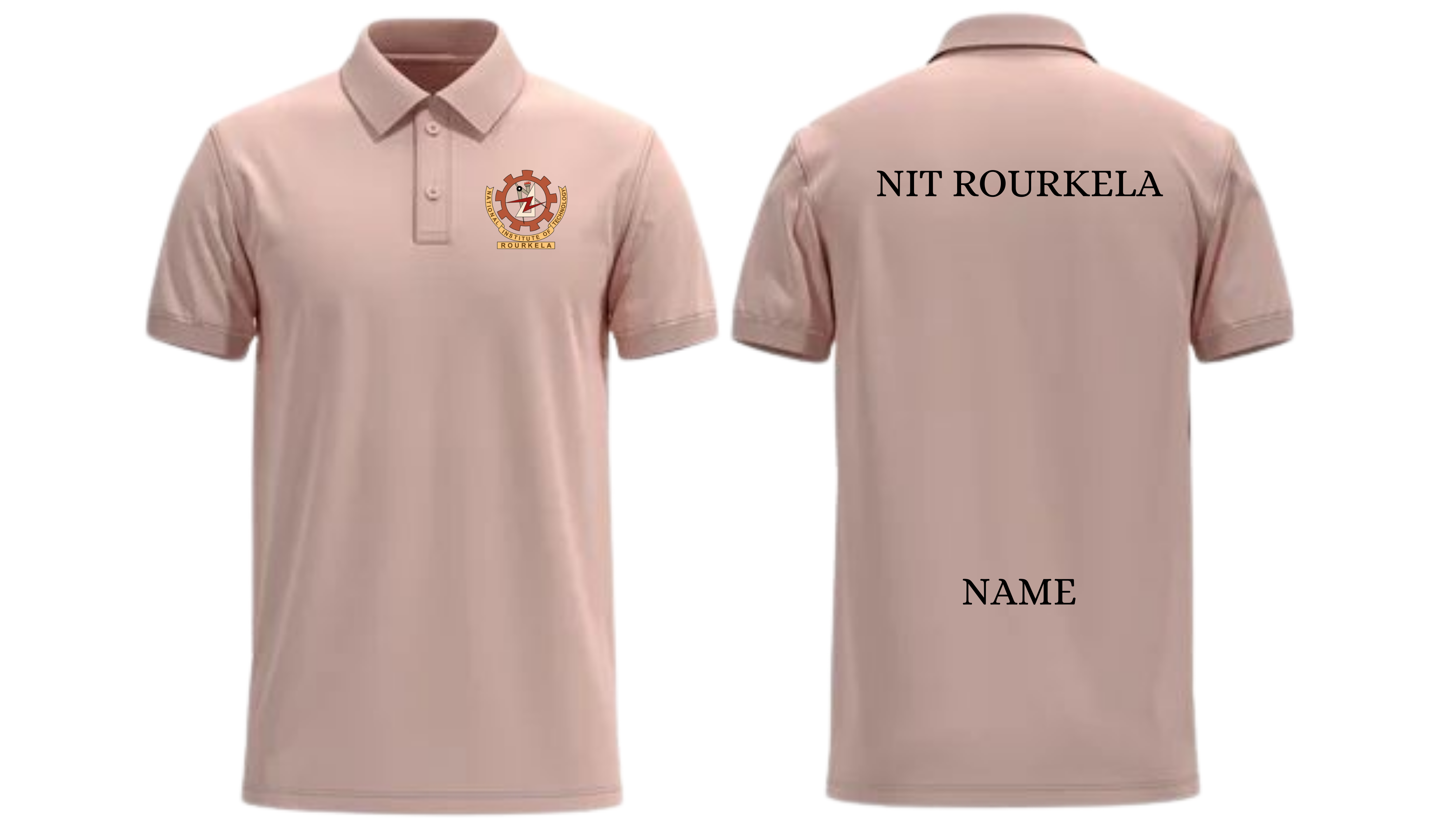 NIT ROURKELA POLO T-SHIRT Classic Design ( Ak design )