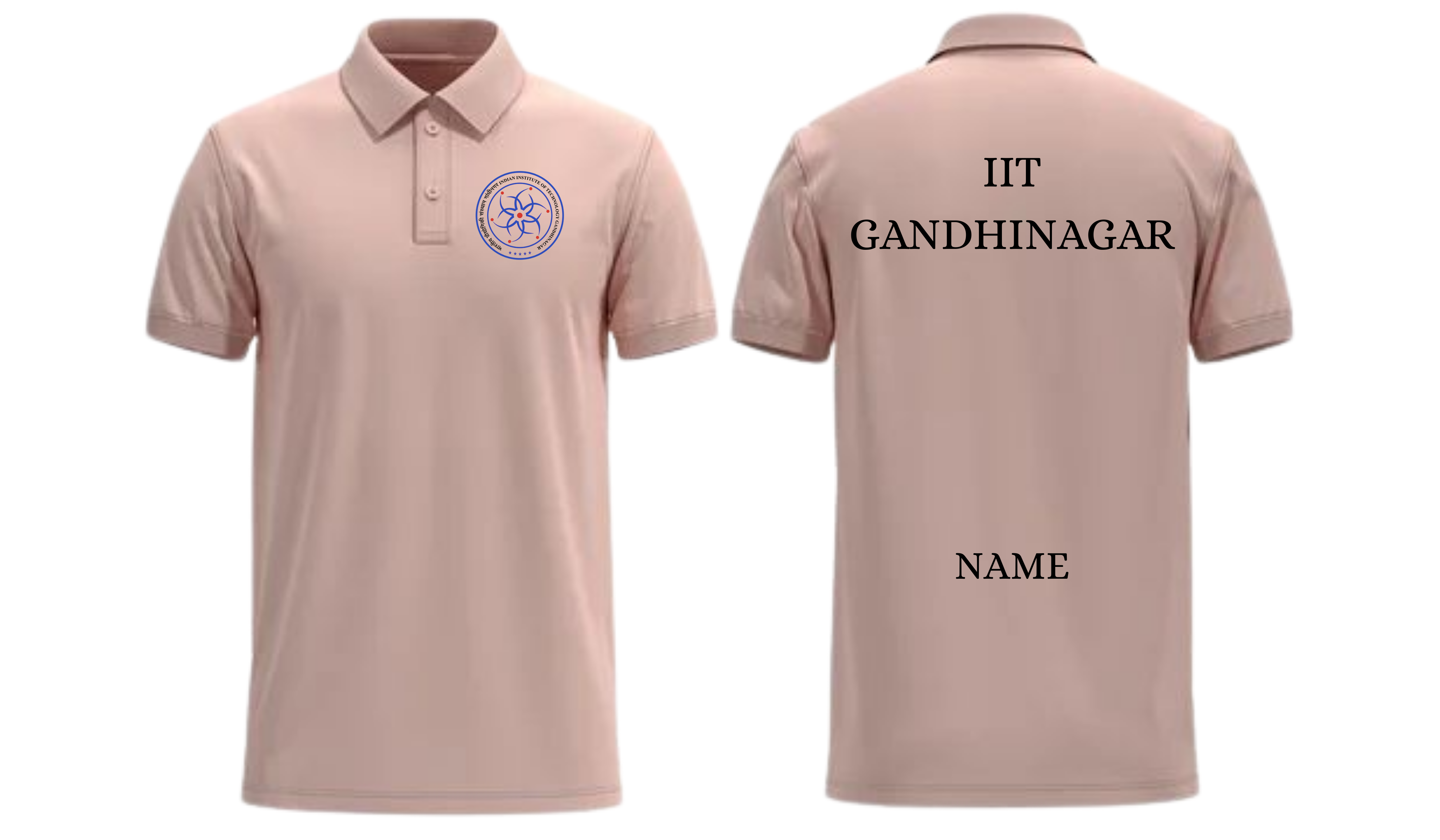 IIT Gandhinagar POLO T-SHIRT Classic Design  ( Ak design )