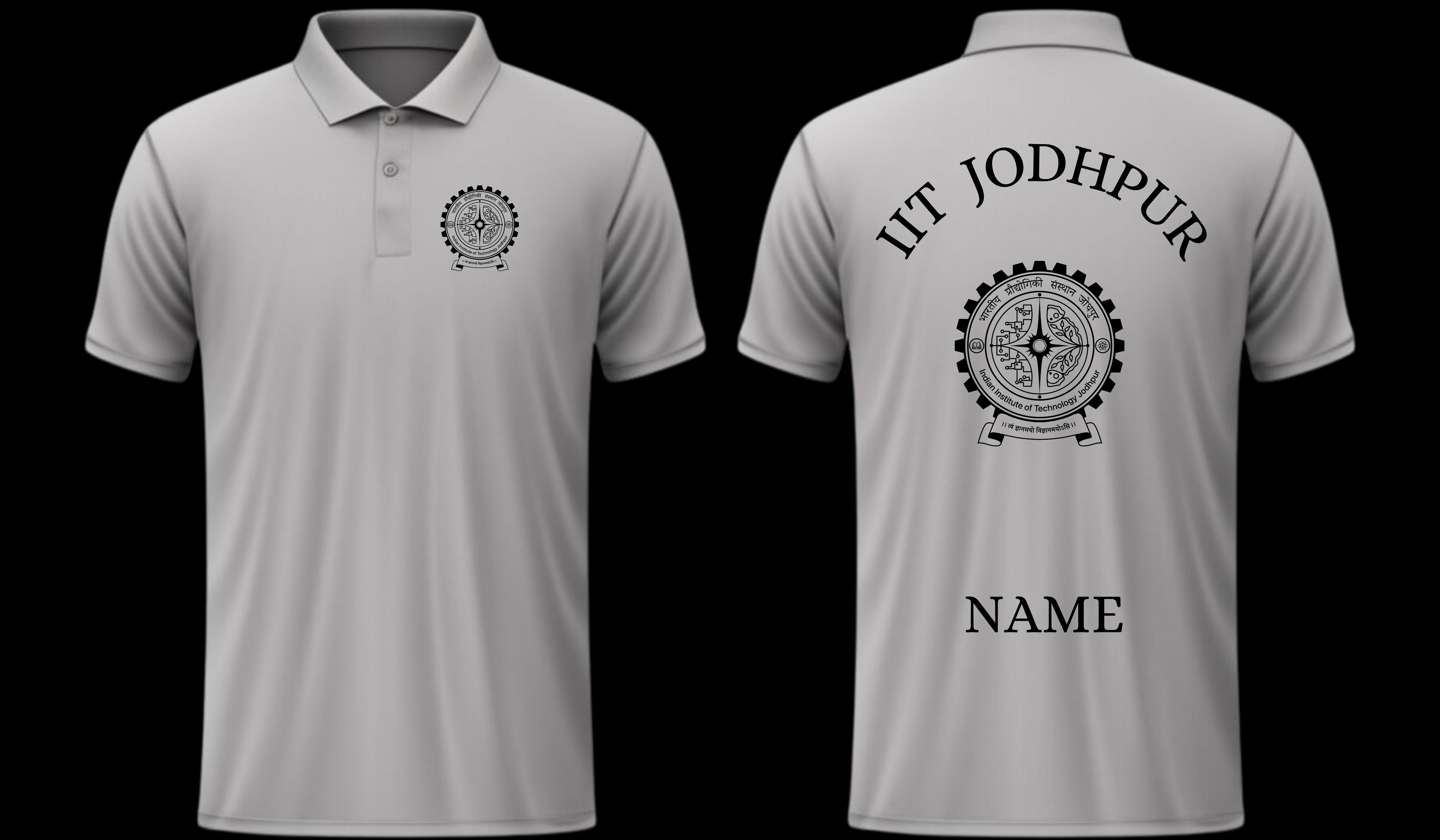 IIT JODHPUR POLO T-SHIRT Classic design 1 ( CampusCart Design )