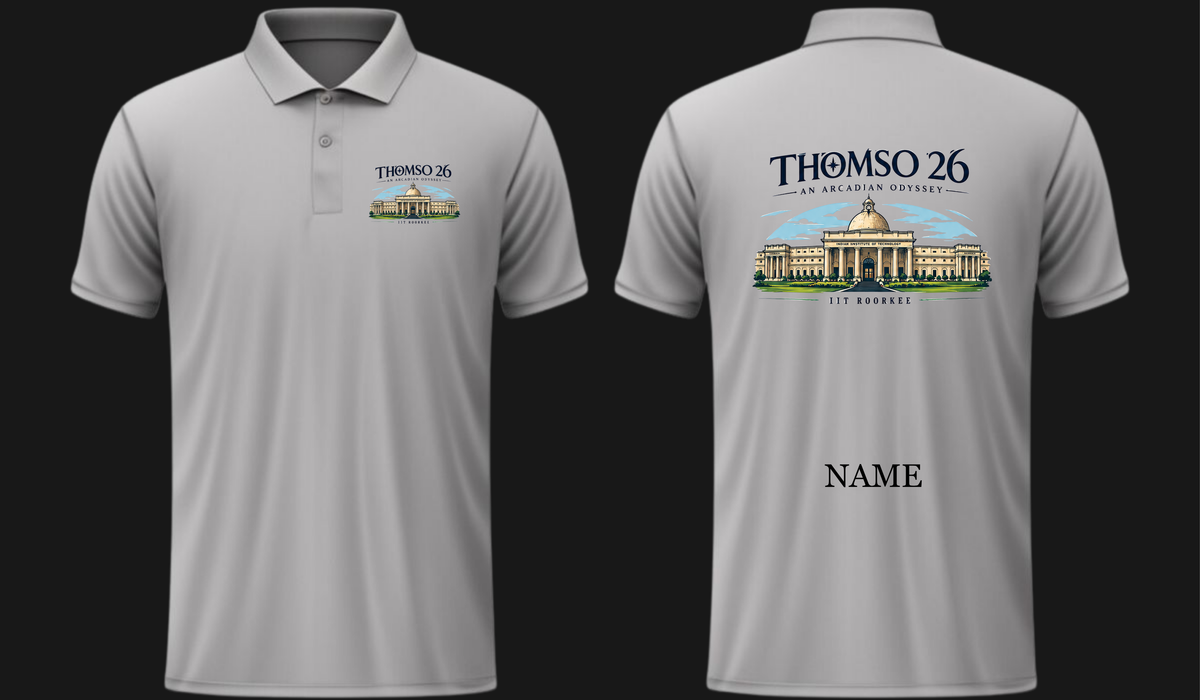 POLO TEES Design 4, THOMSO IIT Roorkee,
