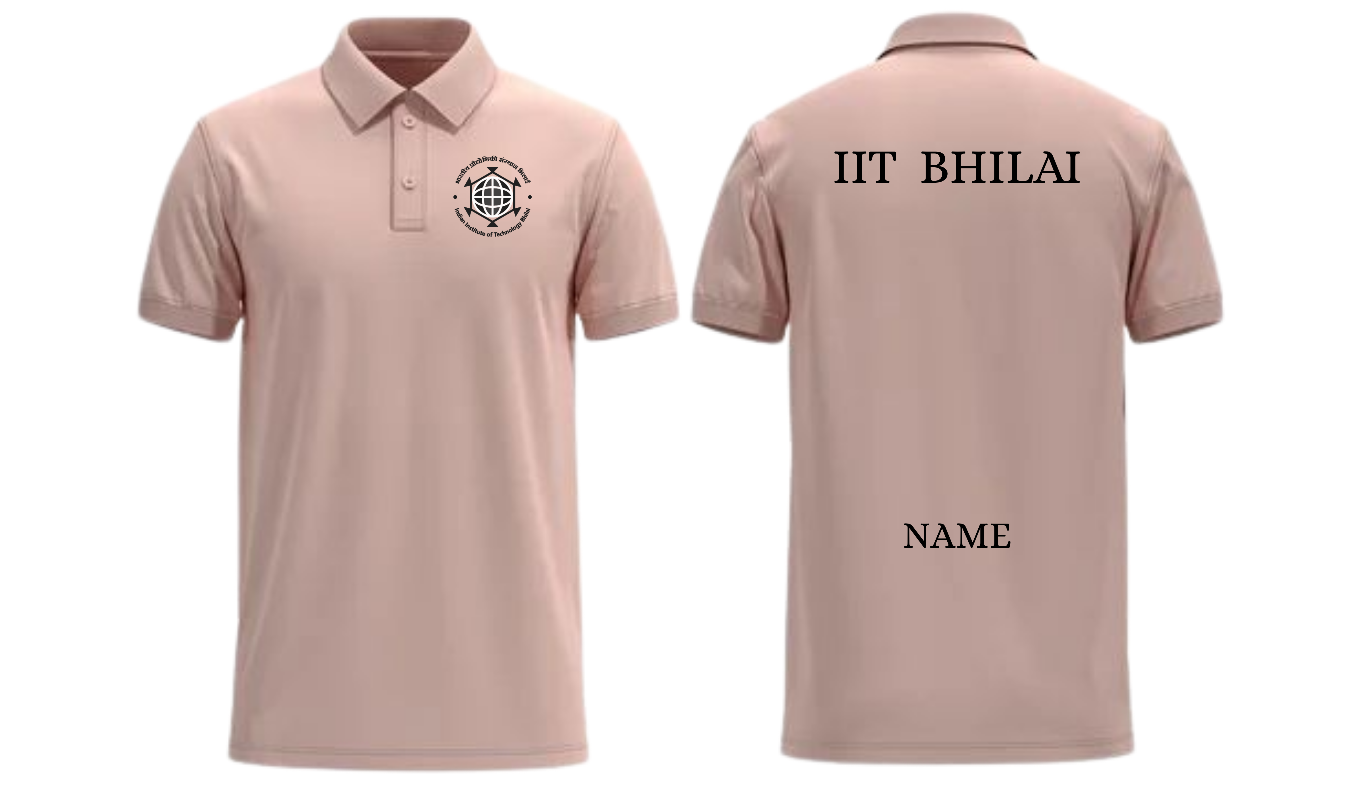 IIT BHILAI POLO T-SHIRT Classic Design  ( Ak design )