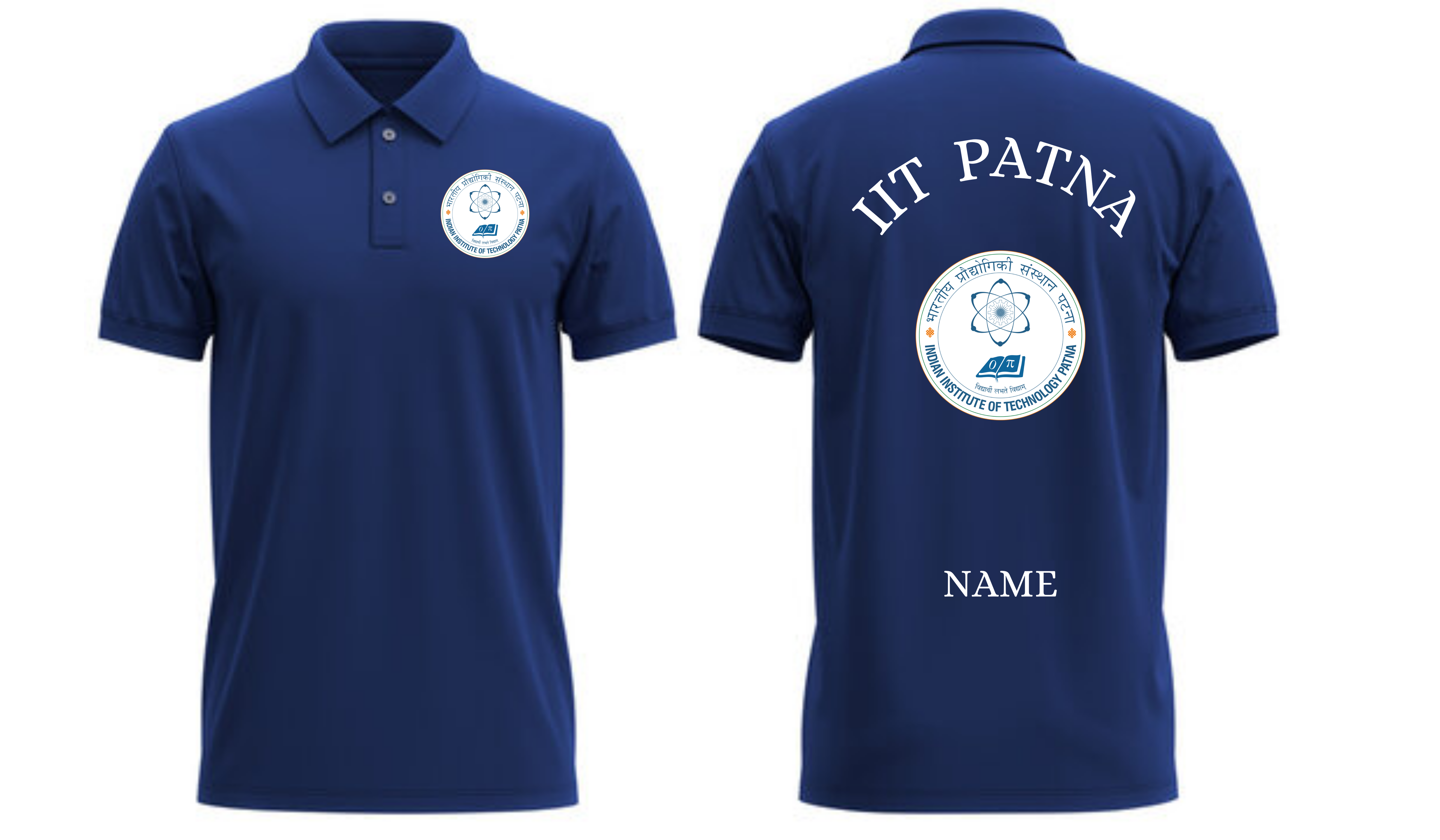 IIT PATNA POLO T-SHIRT Classic Design 1 ( CAMPUSCART Design )