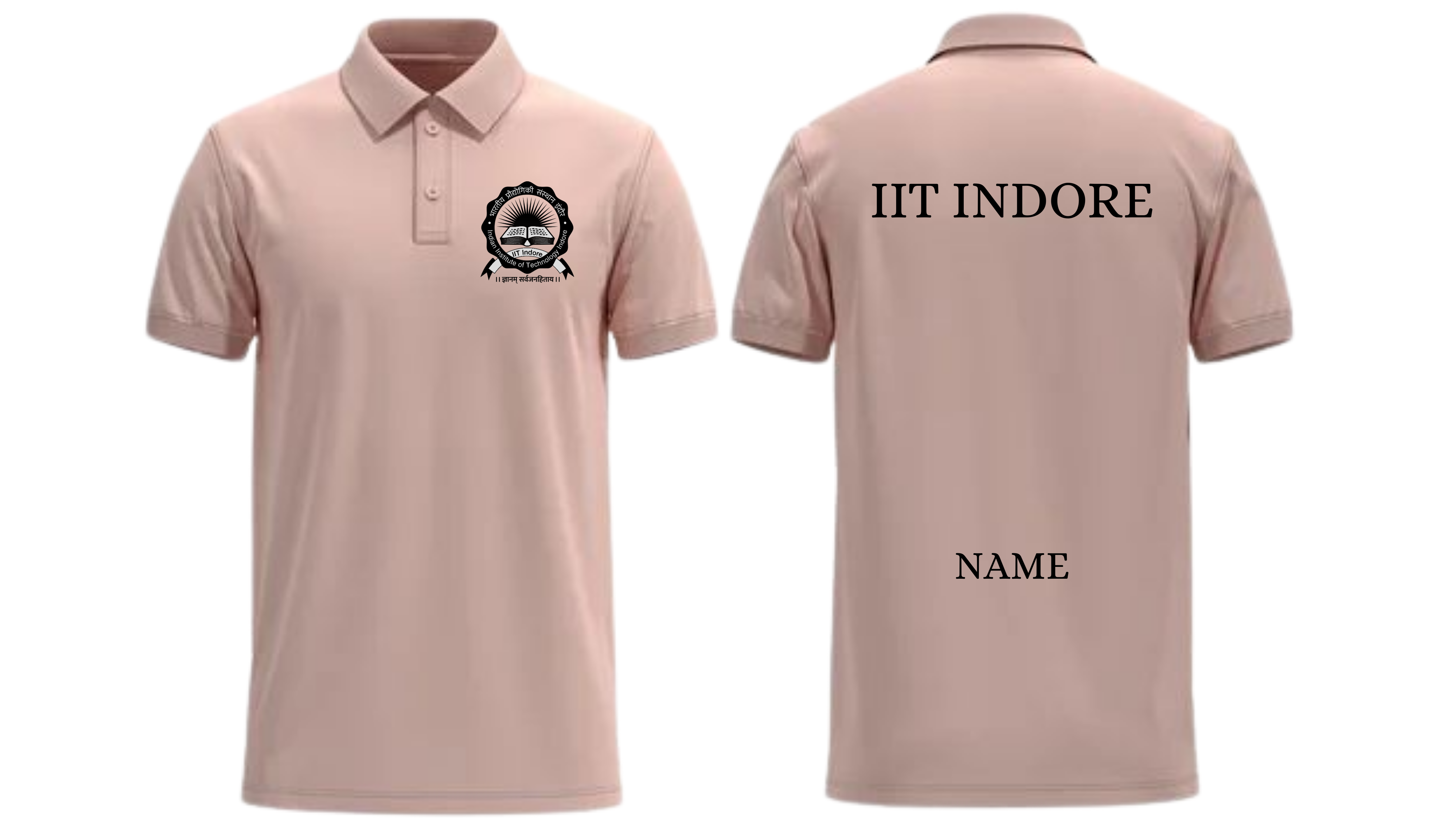 IIT INDORE POLO T-SHIRT Classic Design ( Ak design )