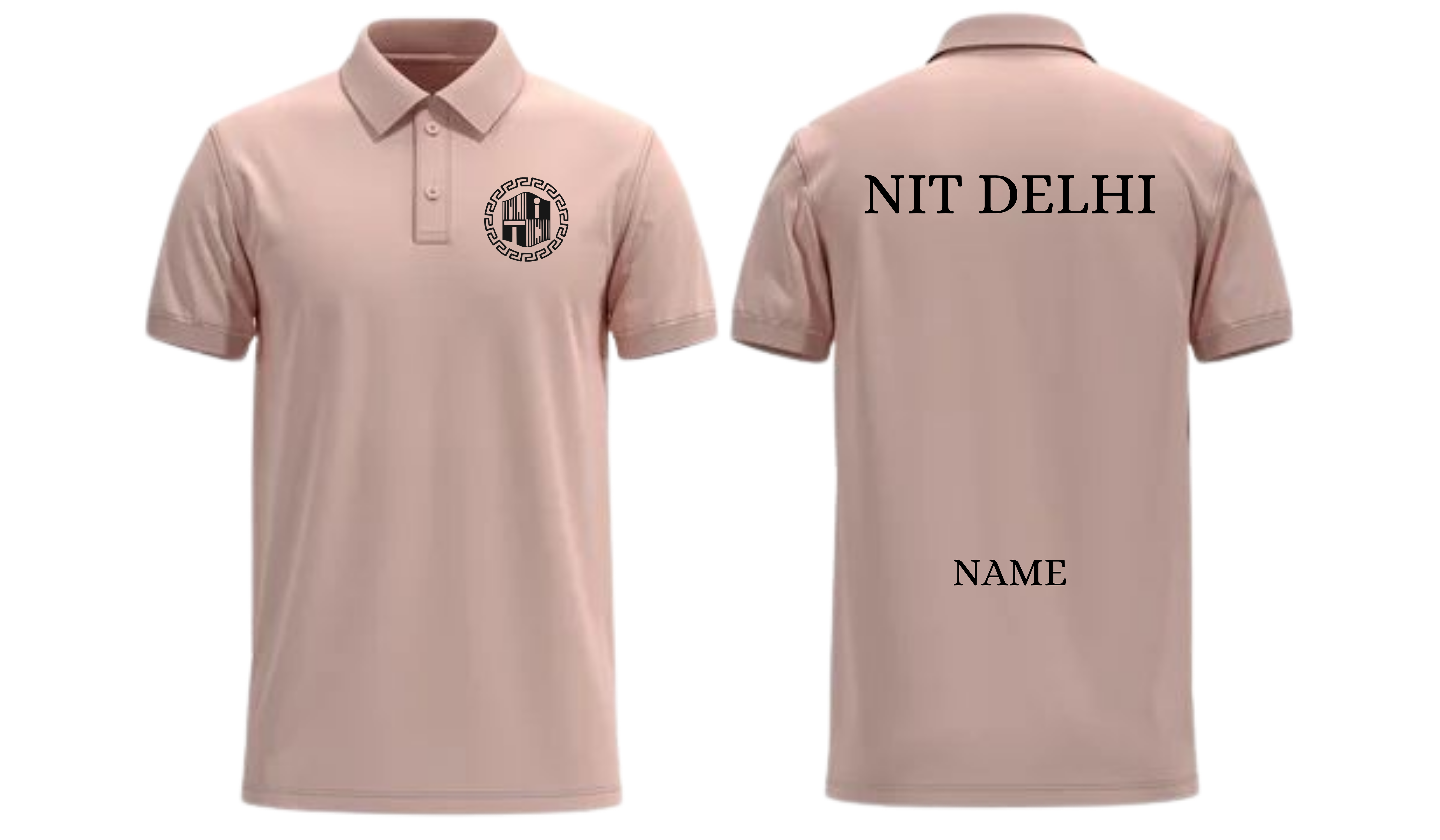 NIT DELHI POLO T-SHIRT Classic Design ( Ak design )