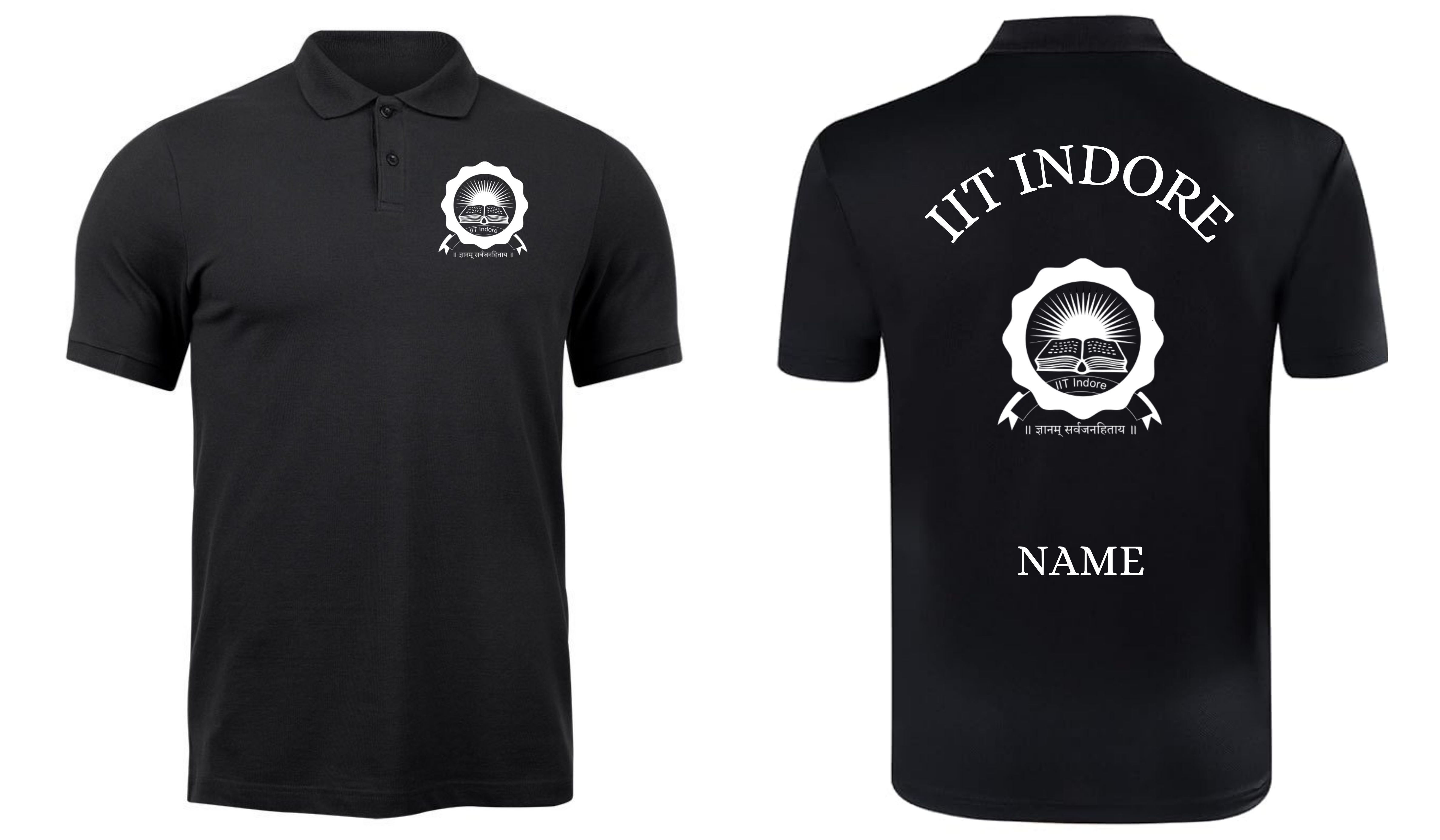 IIT INDORE POLO T-SHIRT Classic Design 1 ( Ak design )