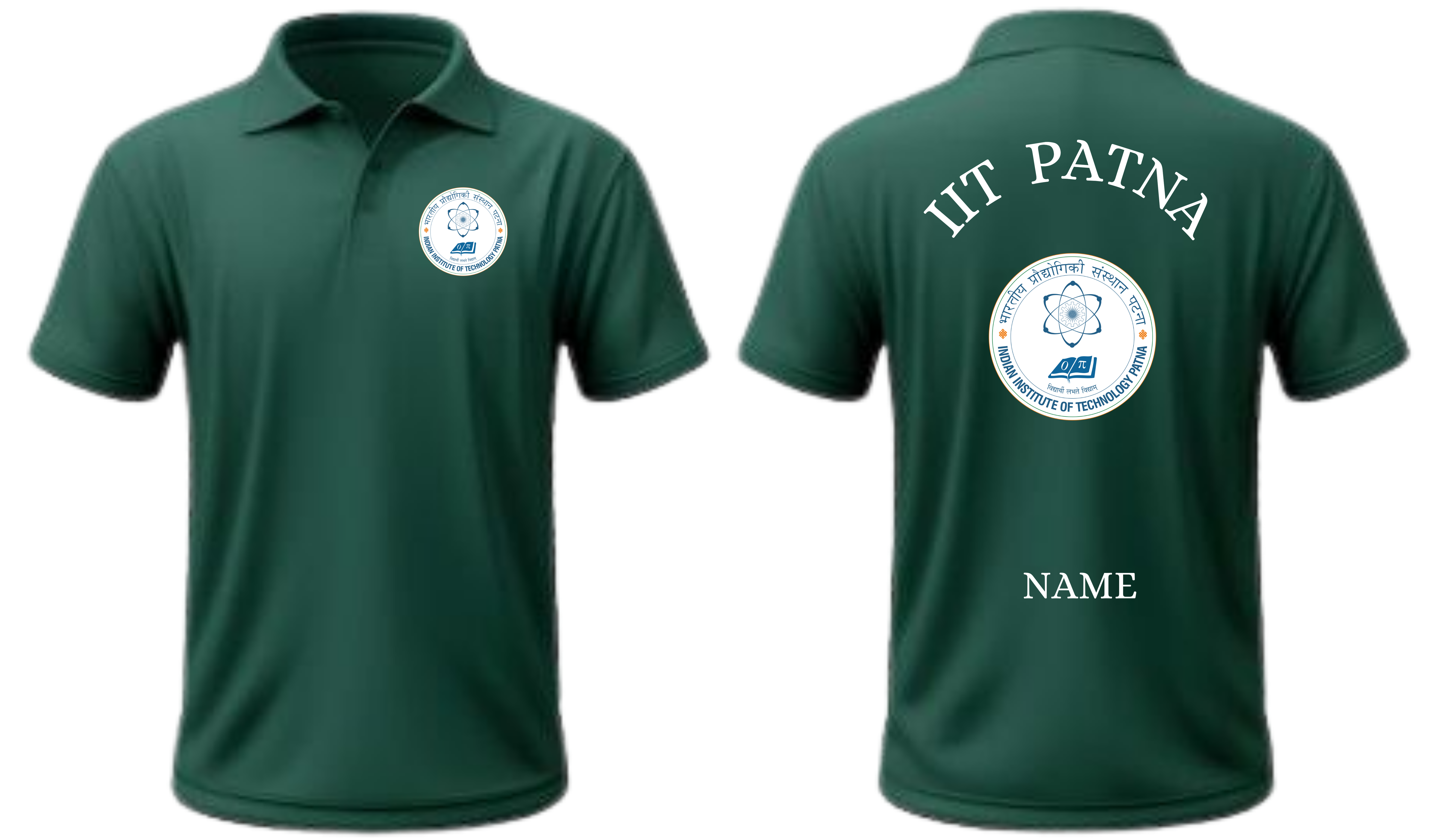 IIT PATNA POLO T-SHIRT Classic Design 1 ( CAMPUSCART Design )
