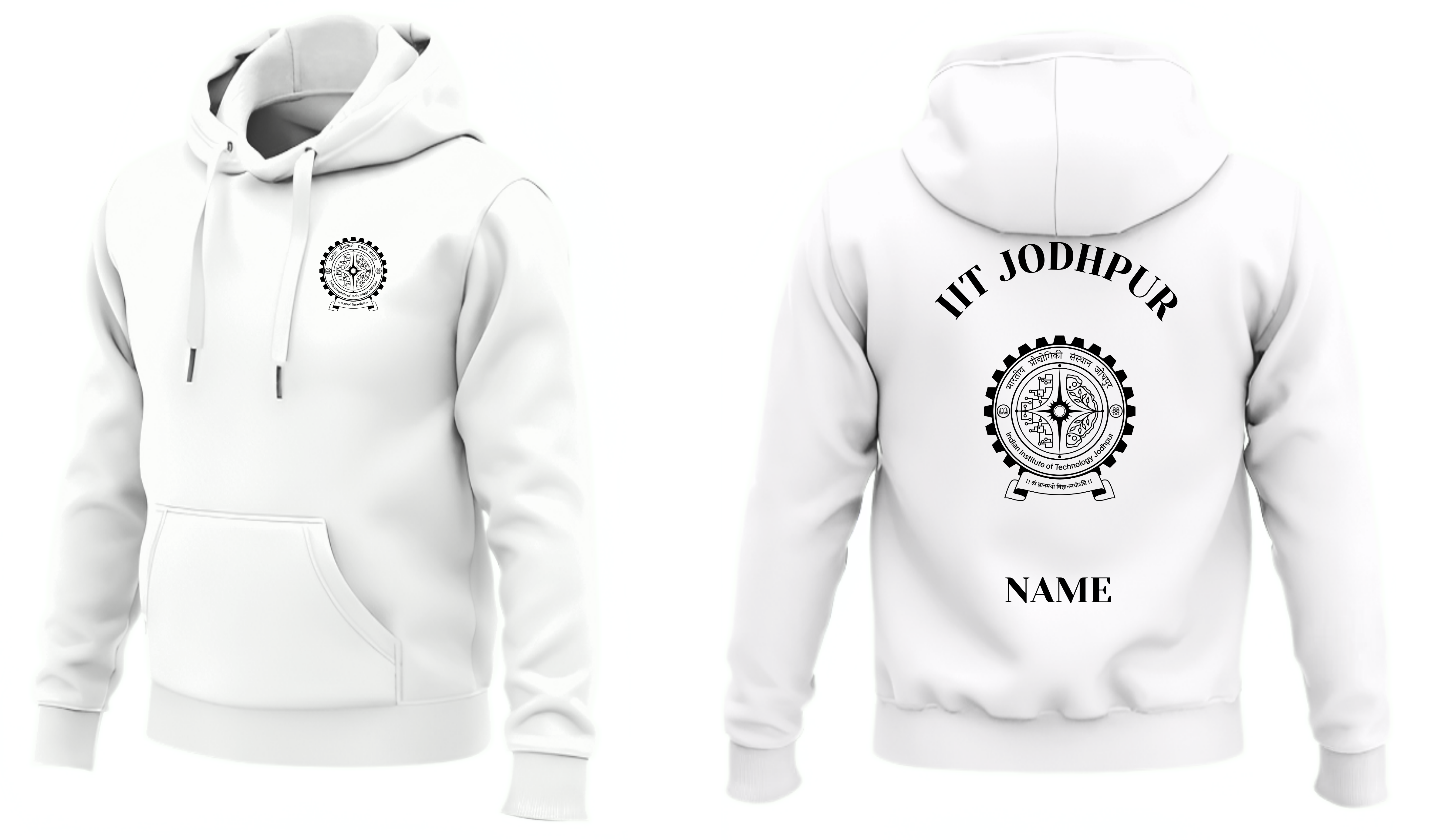 IIT JODHPUR Hoodies Classic Design 1 ( Ak Design)
