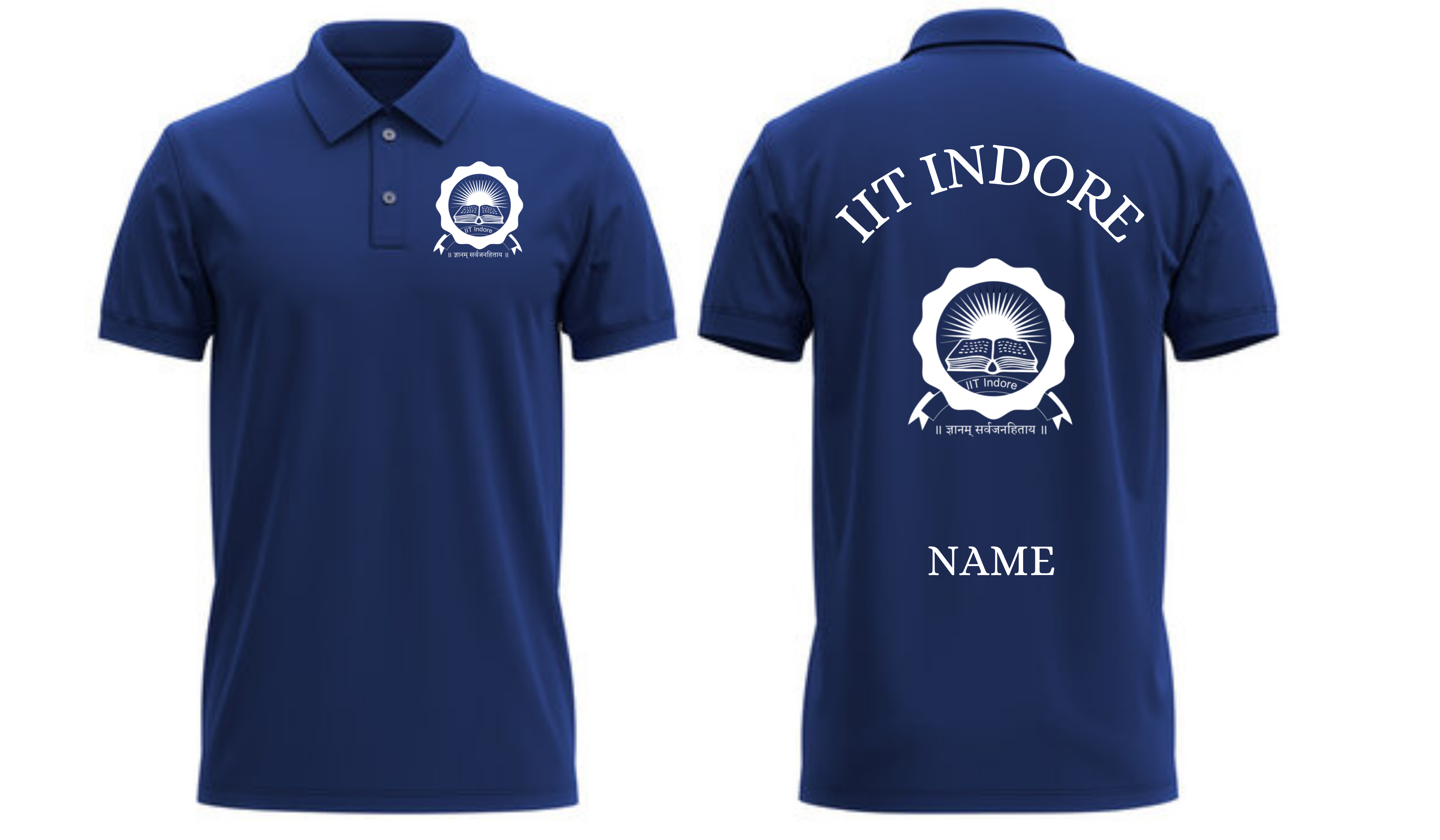 IIT INDORE POLO T-SHIRT Classic Design 1 ( Ak design )