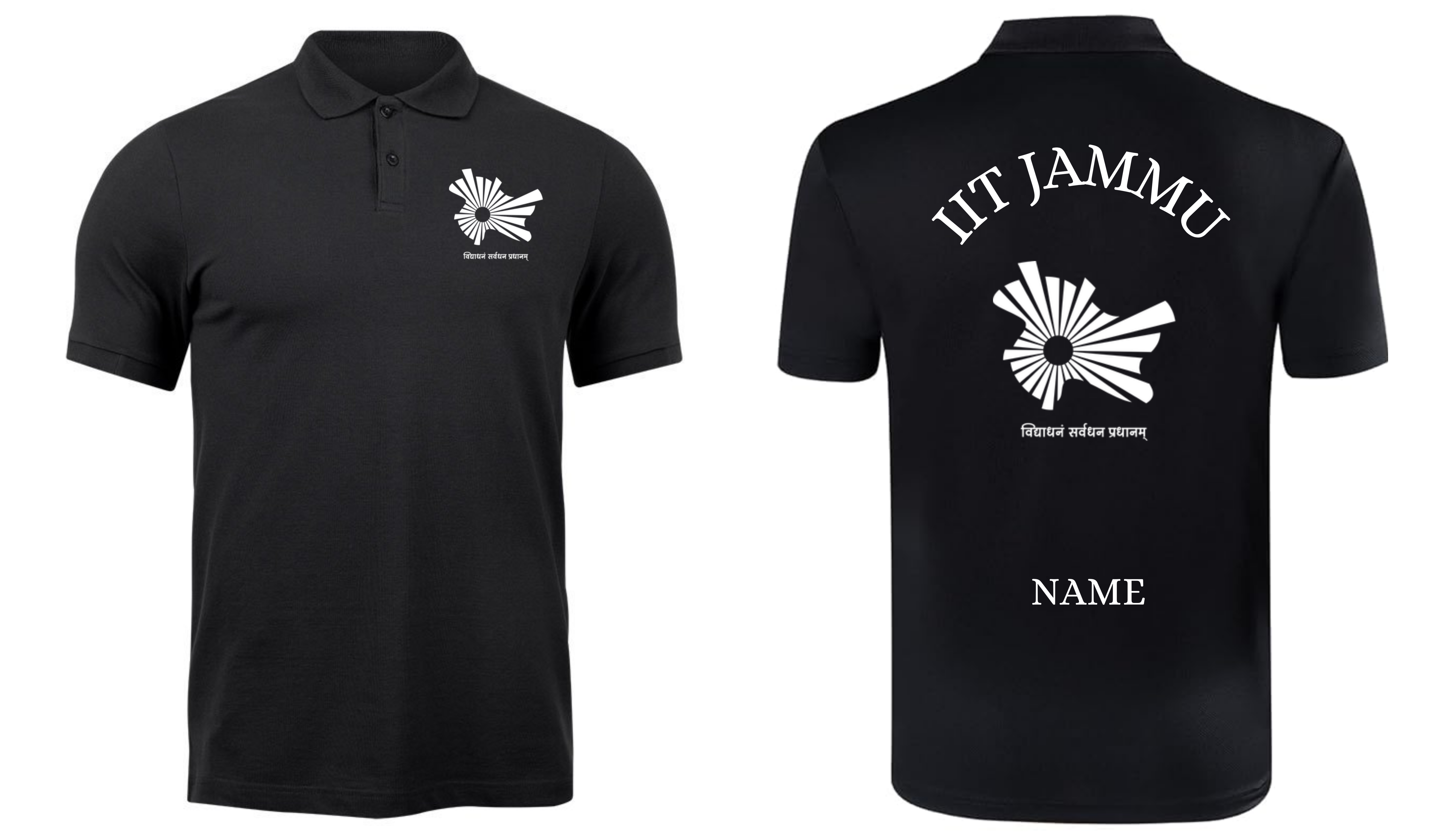 IIT Jammu Polo T-SHIRT CLASSIC Design 1 ( CampusCart Design )