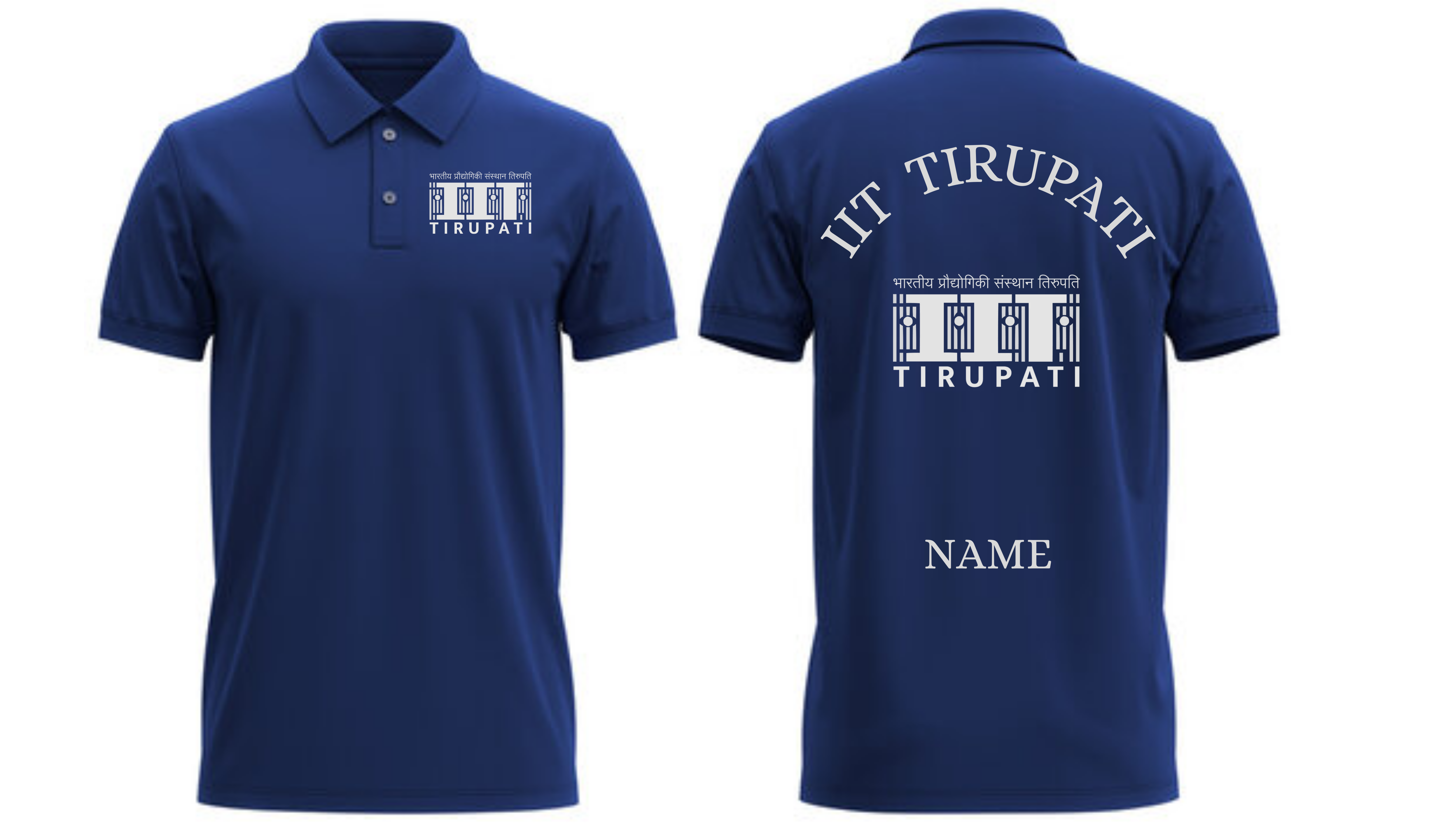 IIT TIRUPATI POLO T-SHIRT Classic Design ( Ak design )
