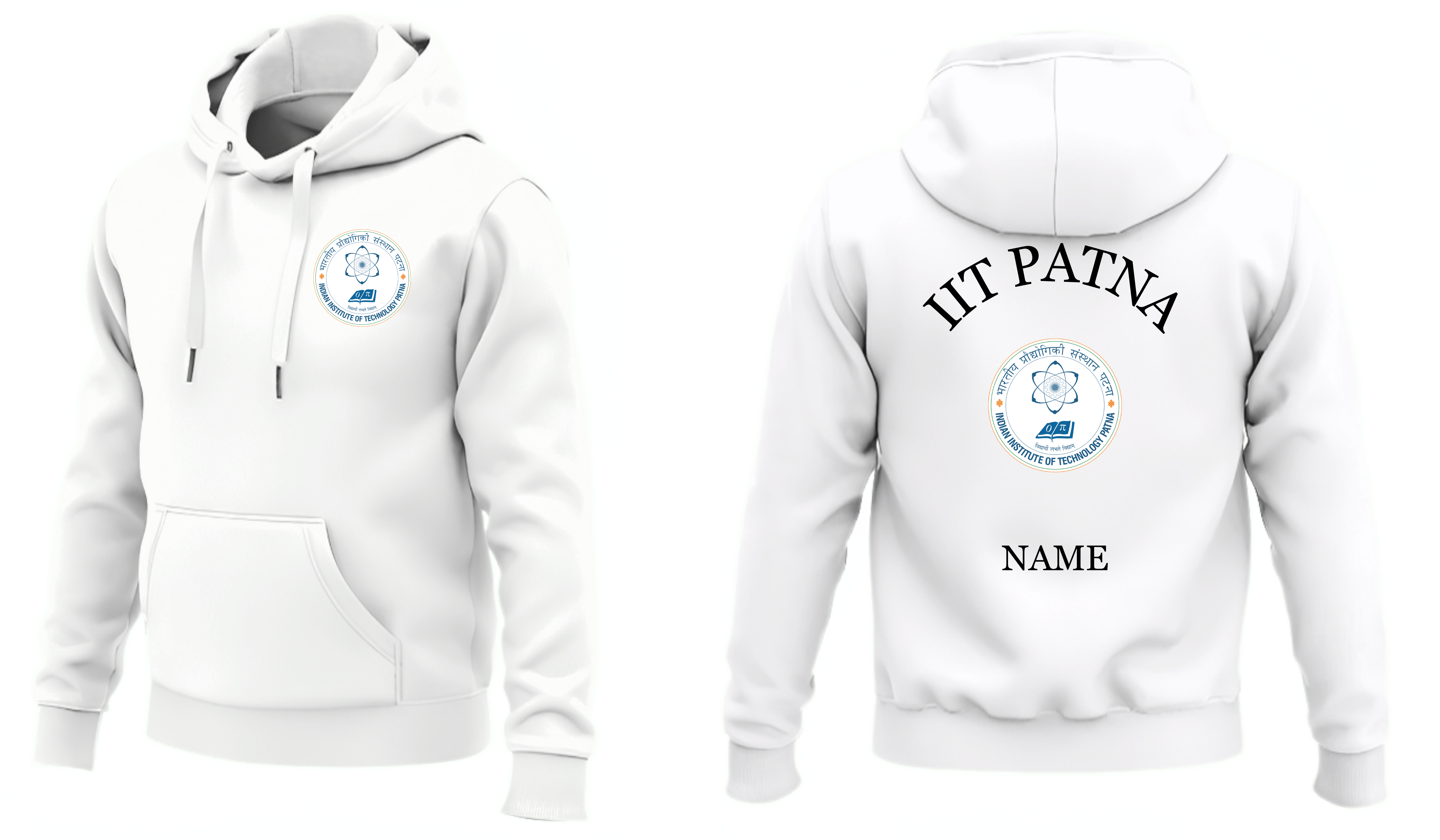 IIT PATNA Hoodies Classic Design 1 ( Ak Design )