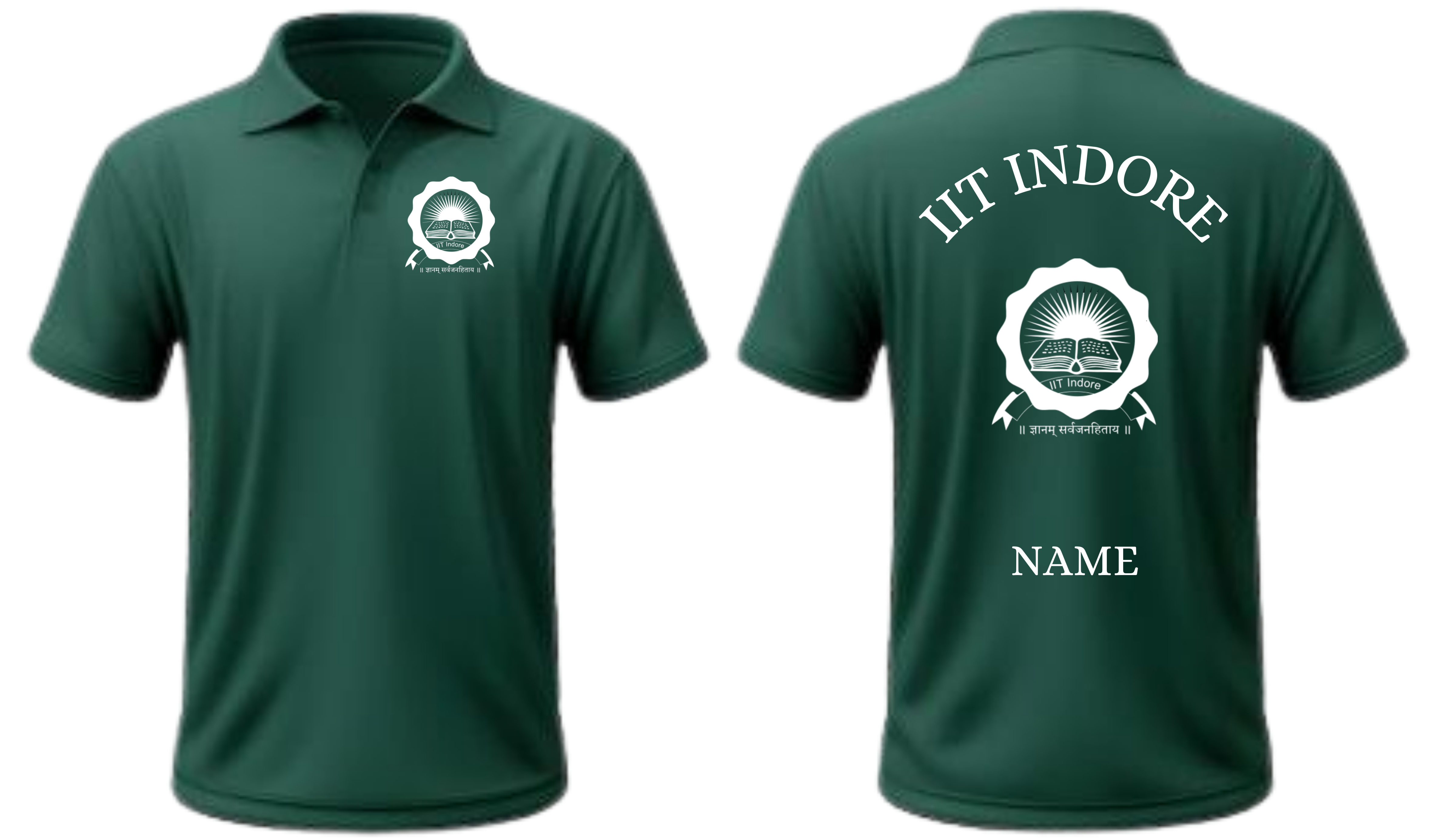 IIT INDORE POLO T-SHIRT Classic Design 1 ( Ak design )
