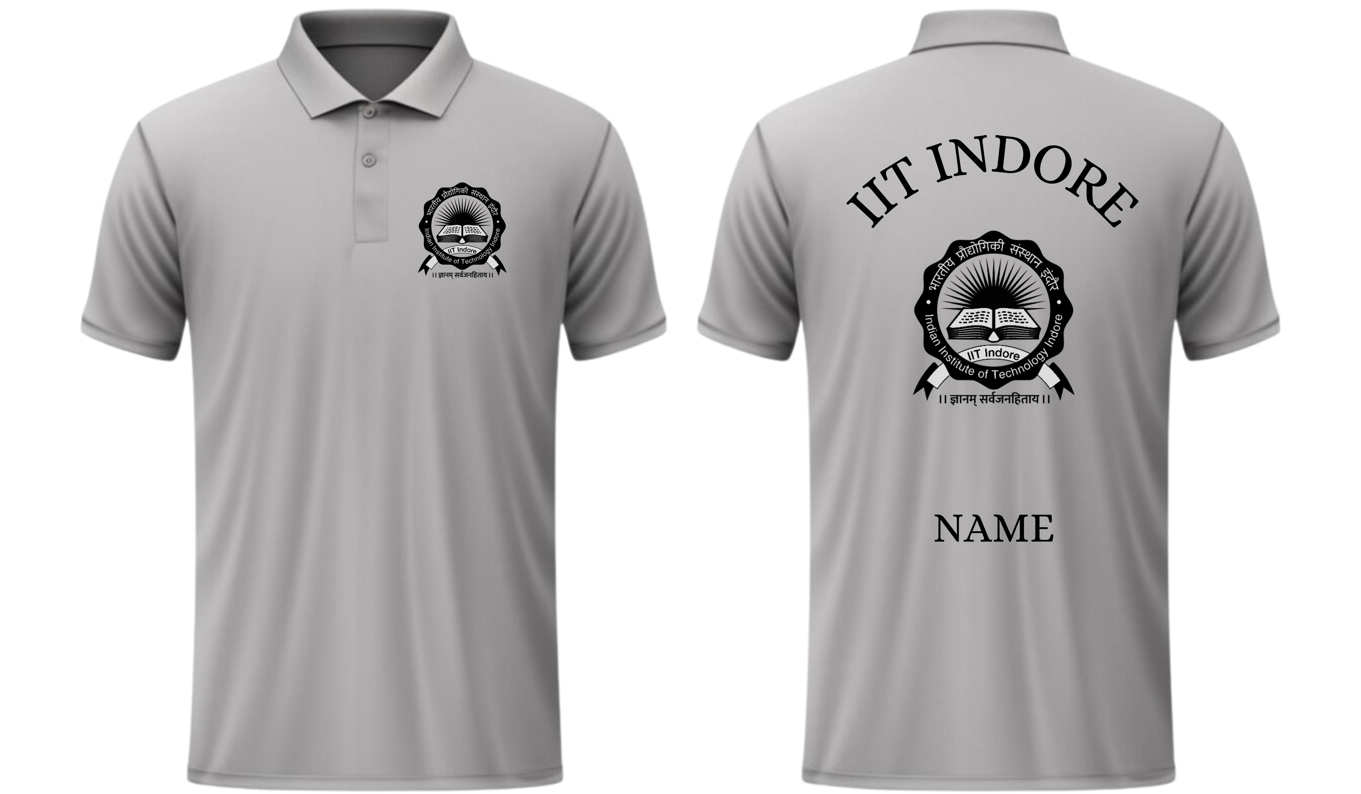 IIT INDORE POLO T-SHIRT Classic Design 1 ( Ak design )
