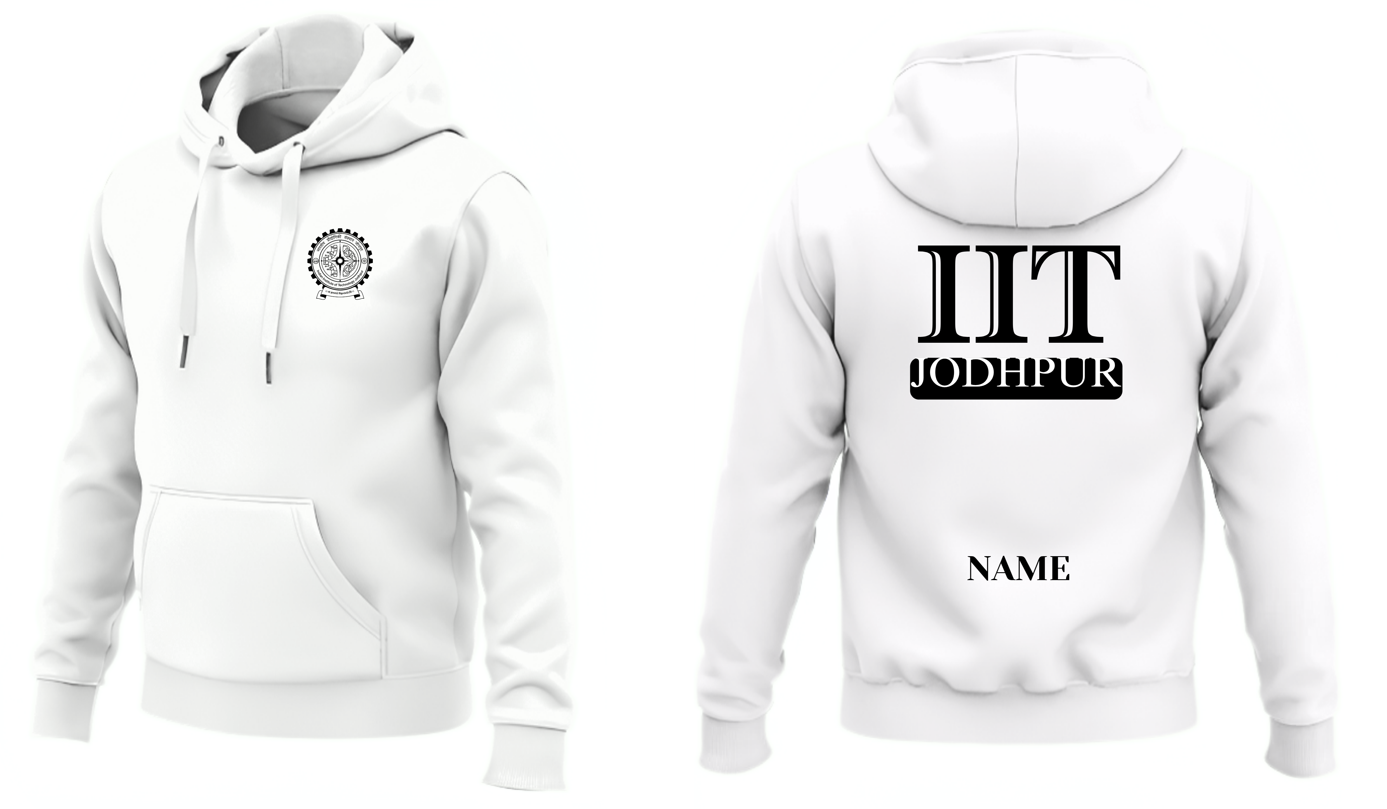 IIT JODHPUR Hoodies Classic Design 3 ( Ak Design)