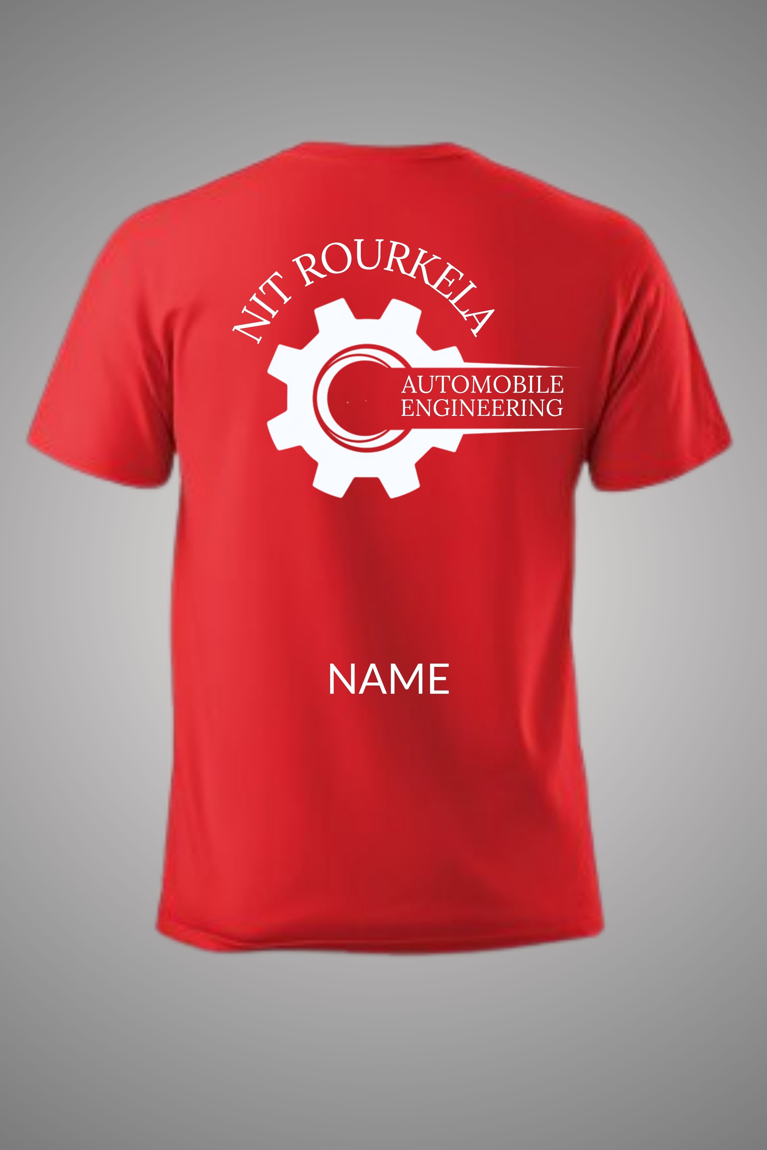 NIT Rourkela Round Nek T-Shirt ( Automobile Engineering )