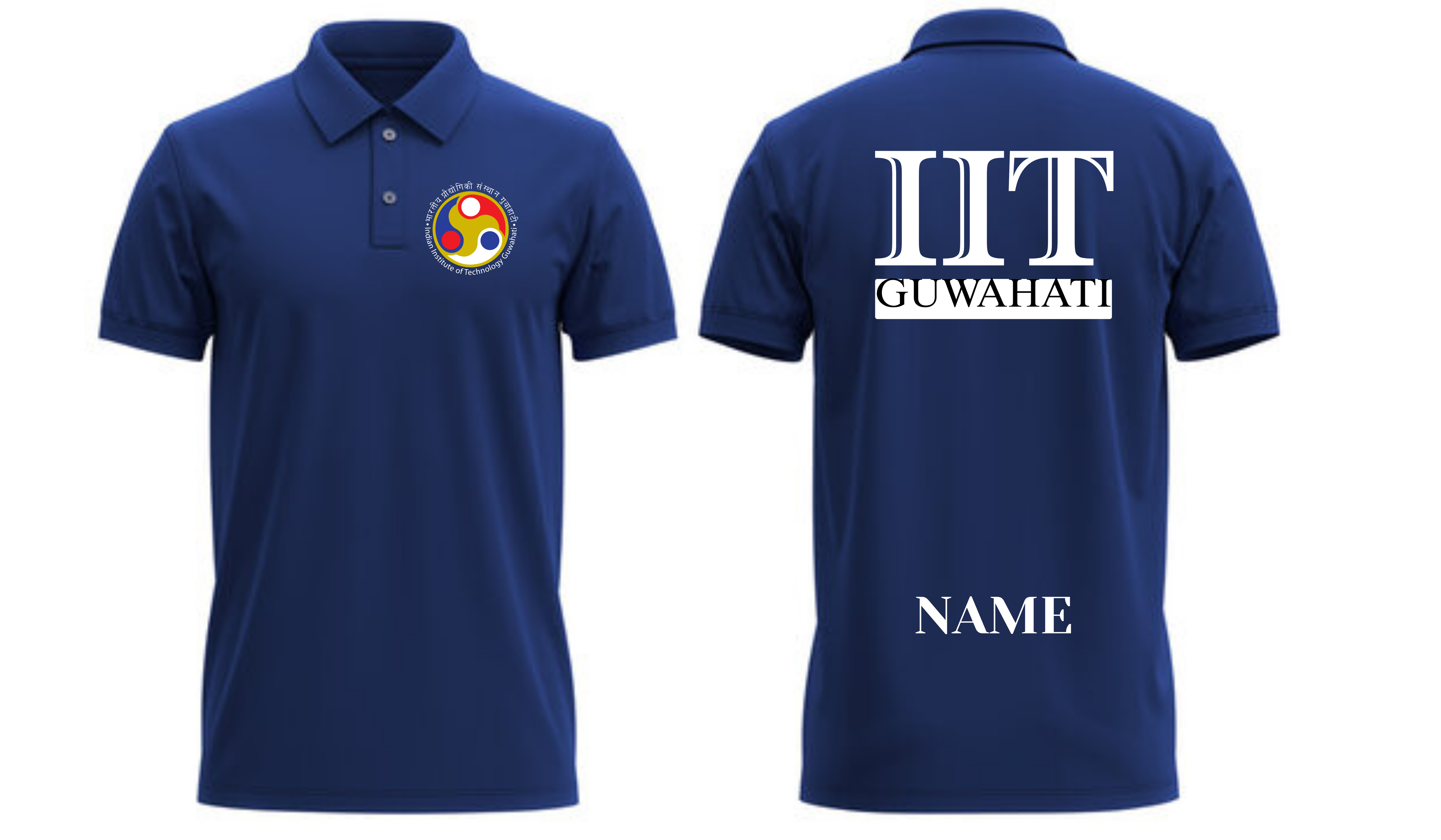 IIT GUWAHATI POLO T-SHIRT ITC Century Handtooled DESIGN (CAMPUSCART DESIGN )
