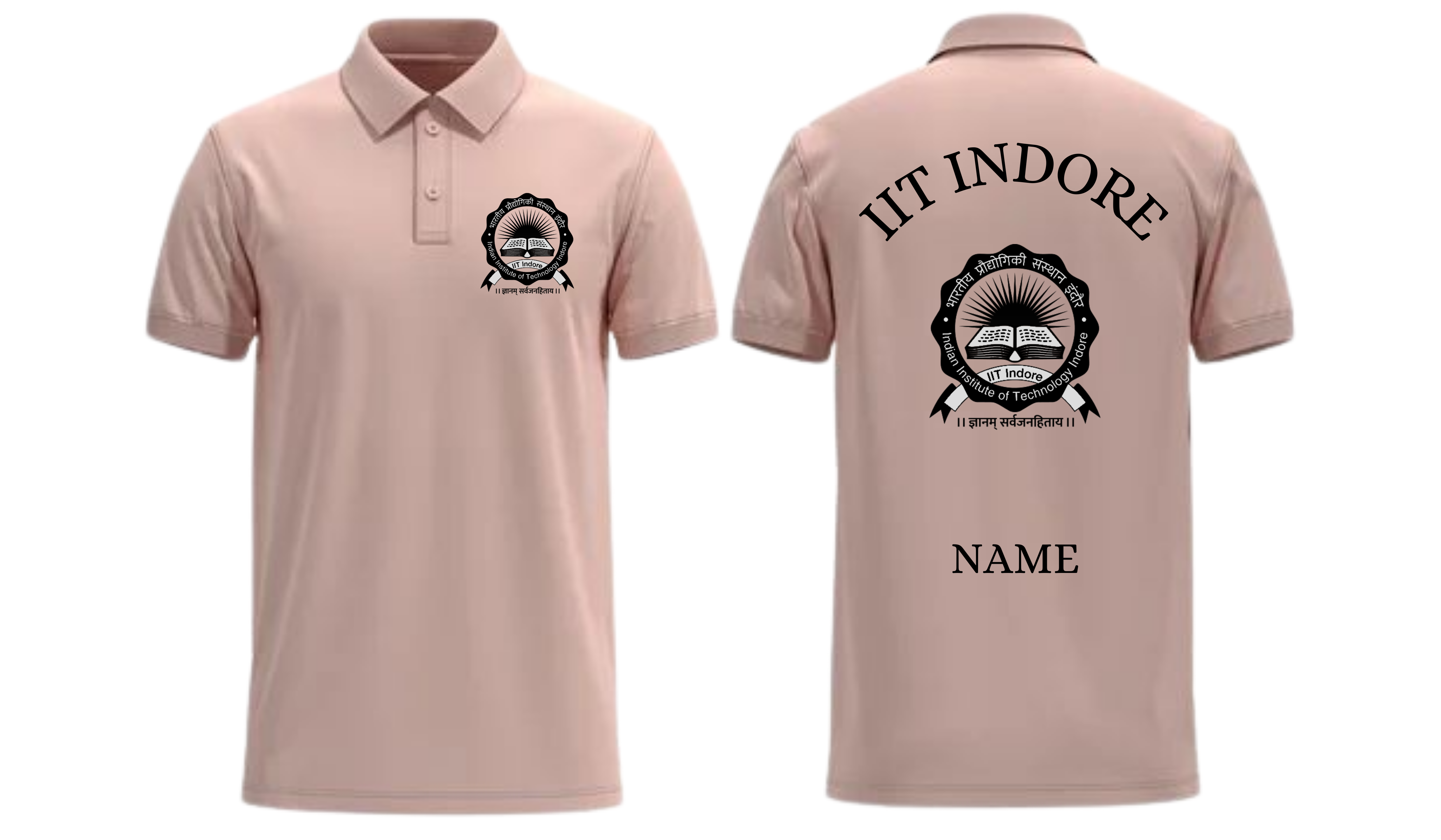 IIT INDORE POLO T-SHIRT Classic Design 1 ( Ak design )