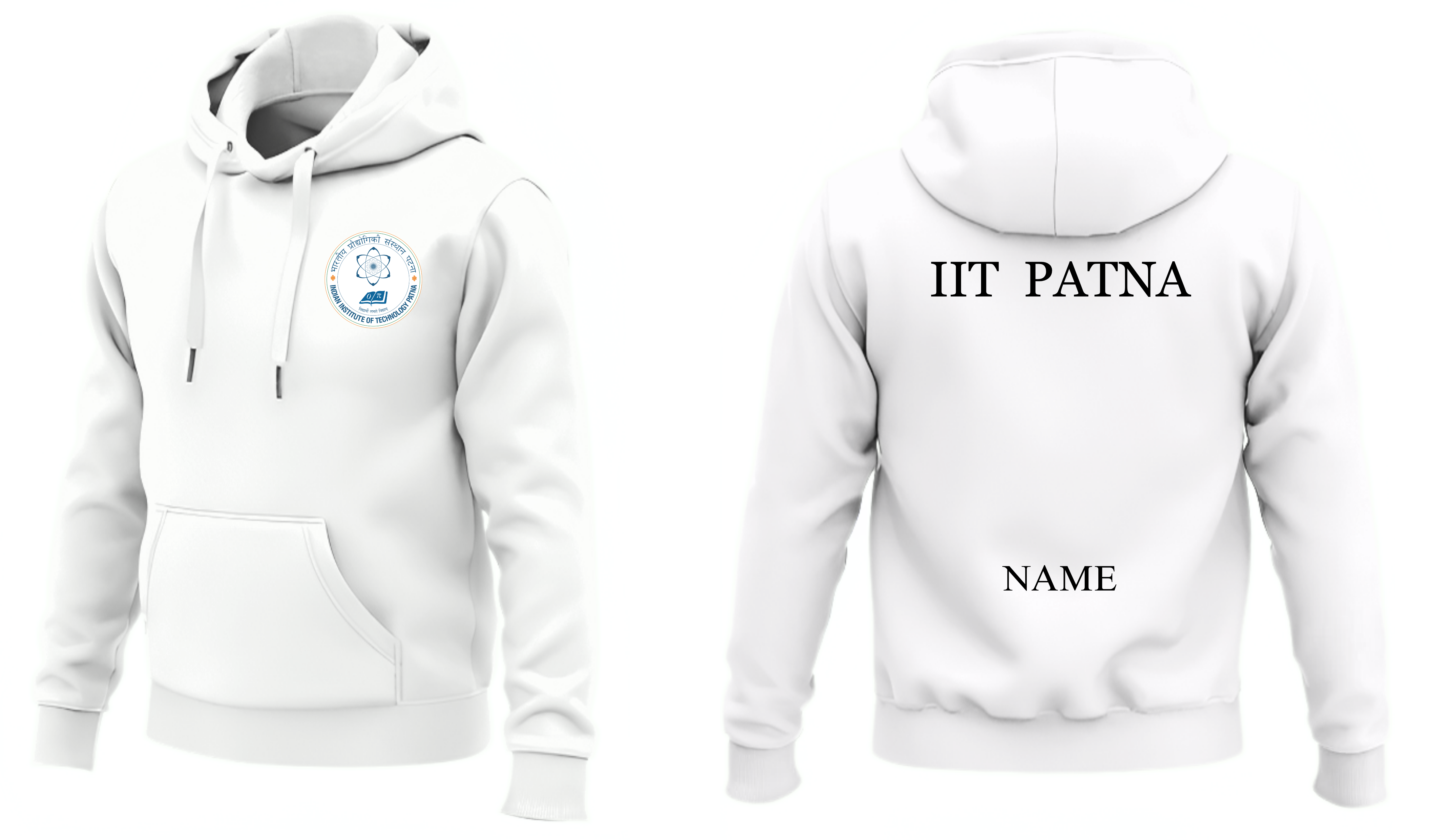IIT PATNA Hoodies Classic Design  ( Ak Design )