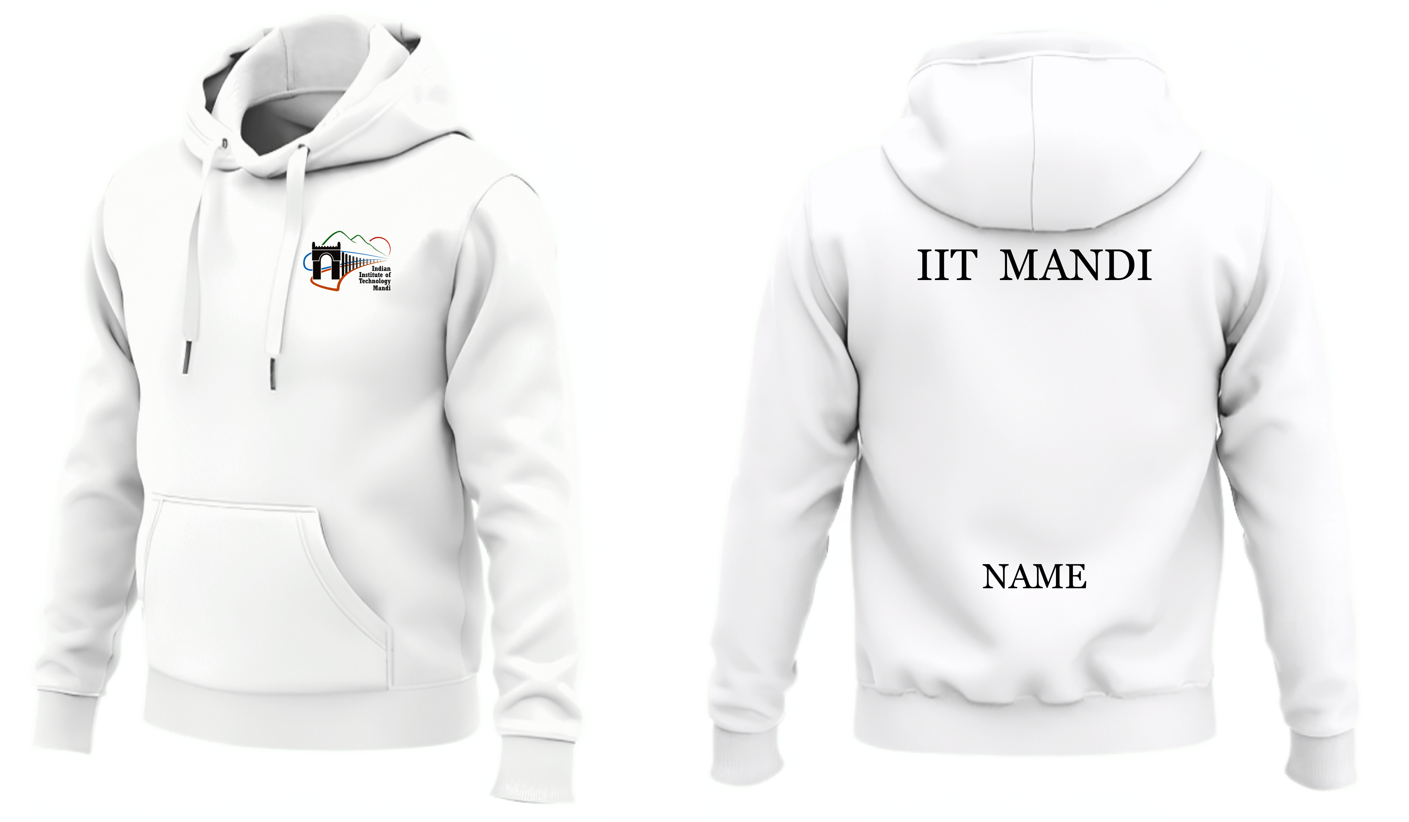 IIT MANDI Hoodies Classic Design  ( Ak Design )