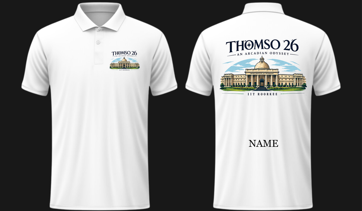 POLO TEES Design 4, THOMSO IIT Roorkee,