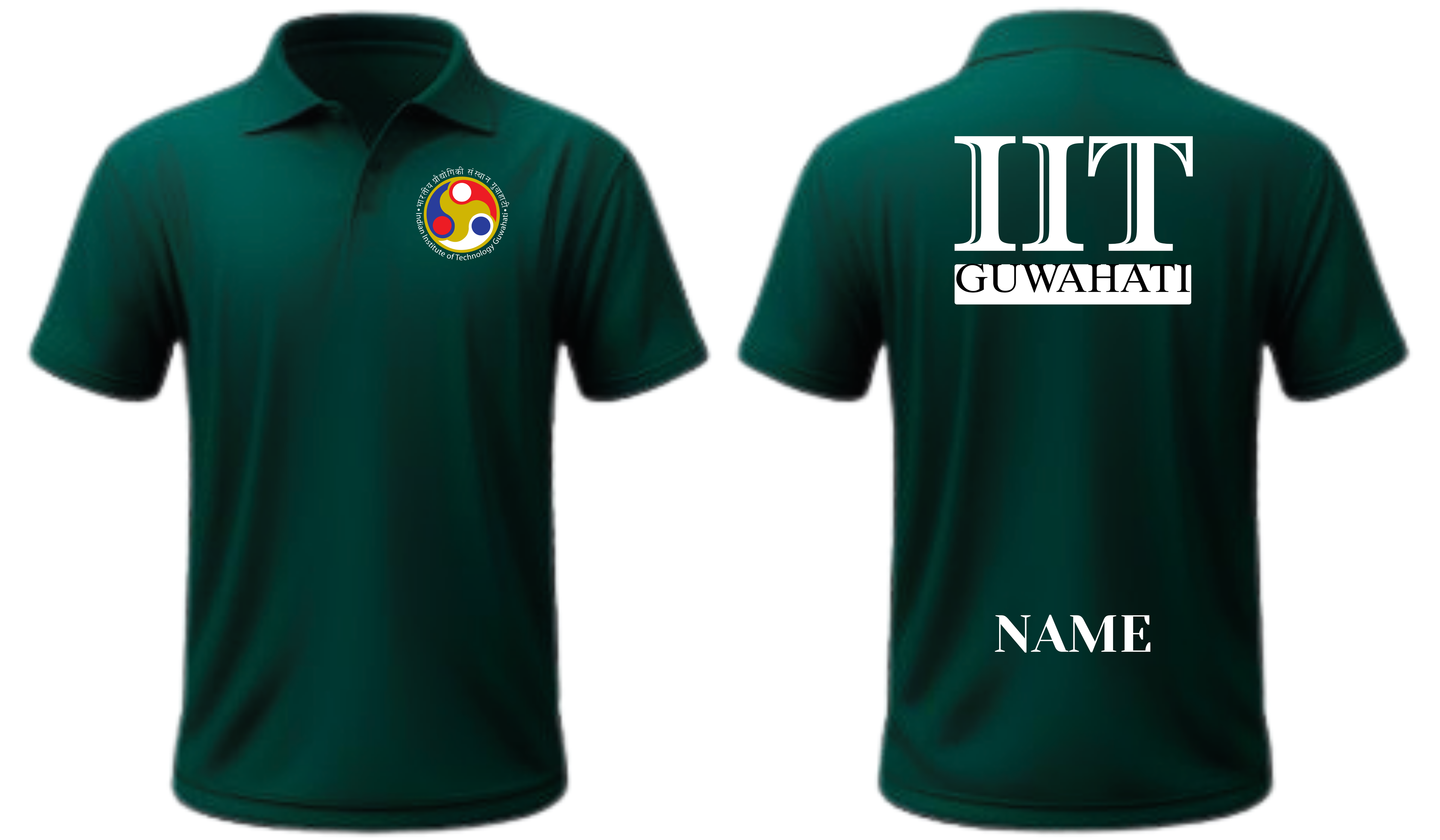 IIT GUWAHATI POLO T-SHIRT ITC Century Handtooled DESIGN (CAMPUSCART DESIGN )