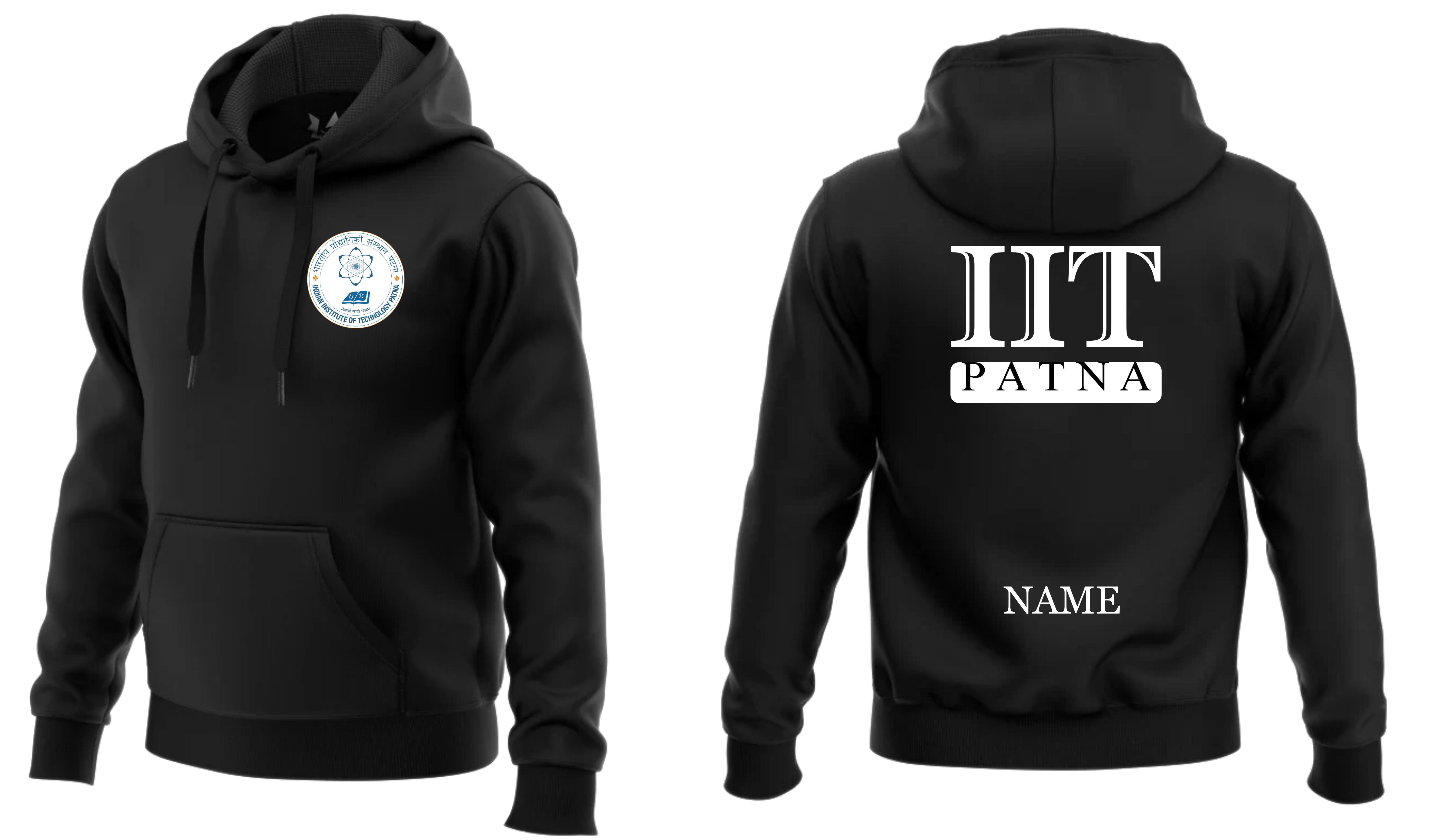 IIT PATNA Hoodies Classic Design 3 ( Ak Design )