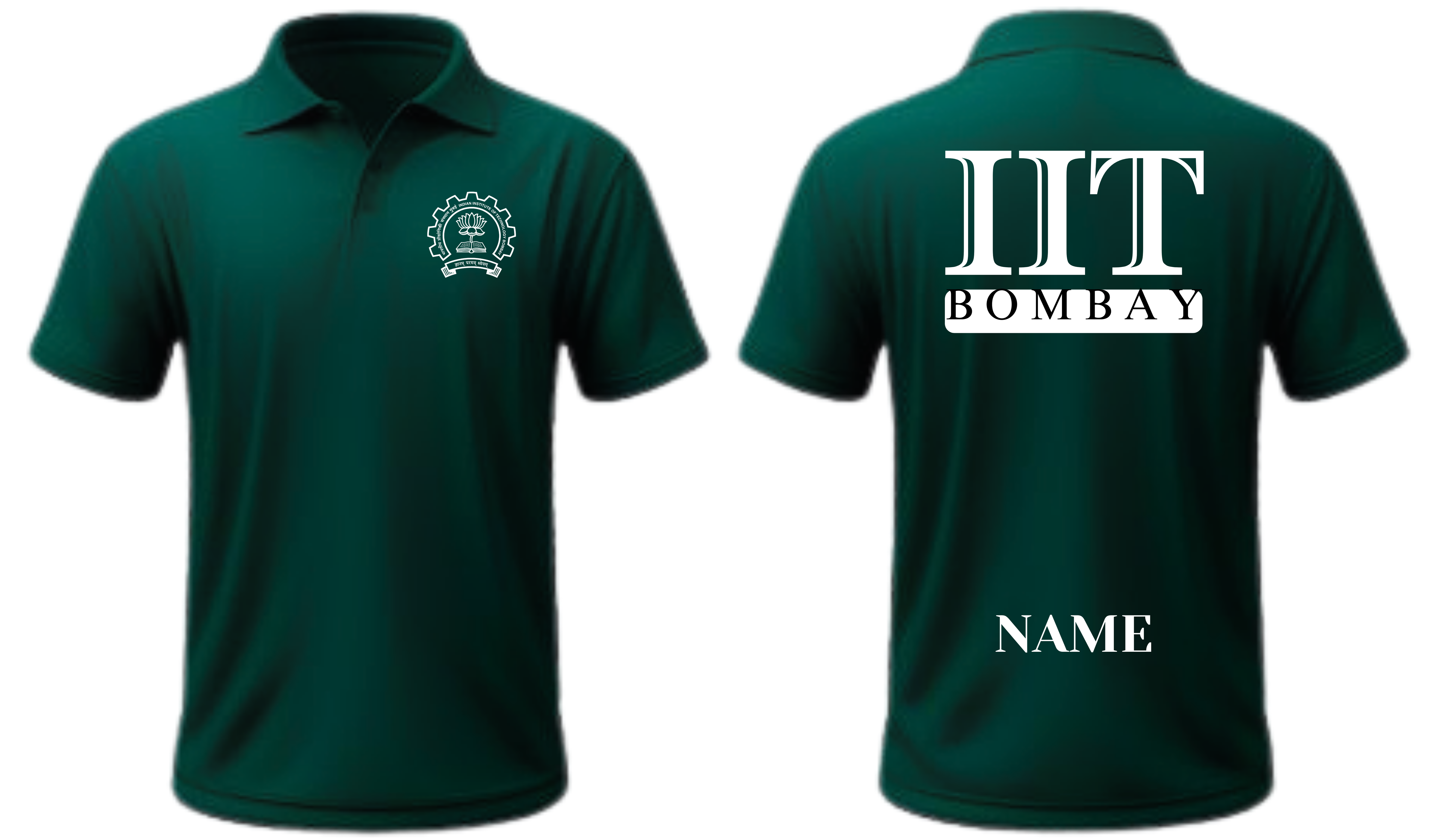 IIT BOMBAY POLO T-SHIRT ITC Century Handtooled design