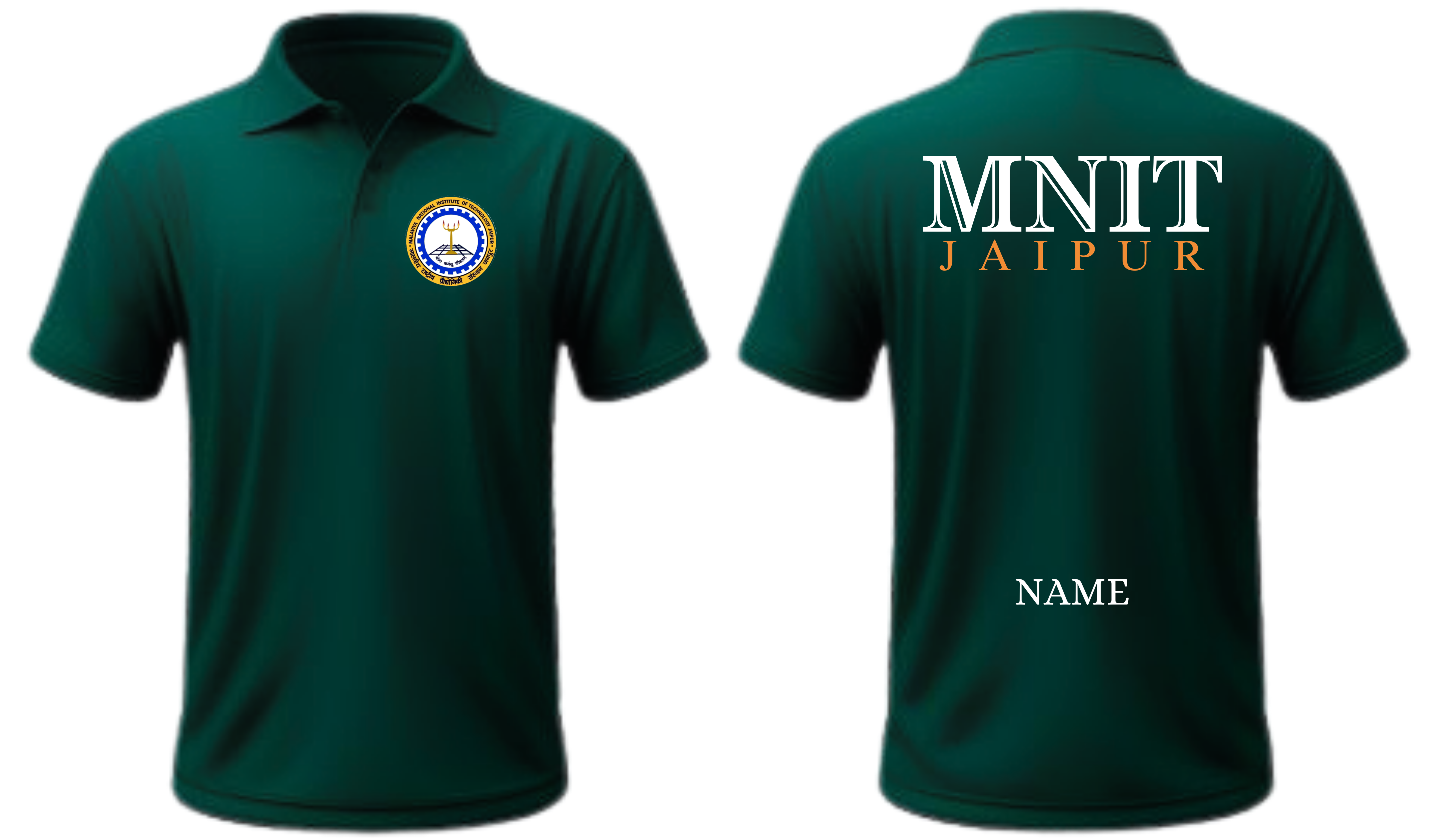 MNIT Jaipur POLO T-SHIRT ITC Century Handtooled Design