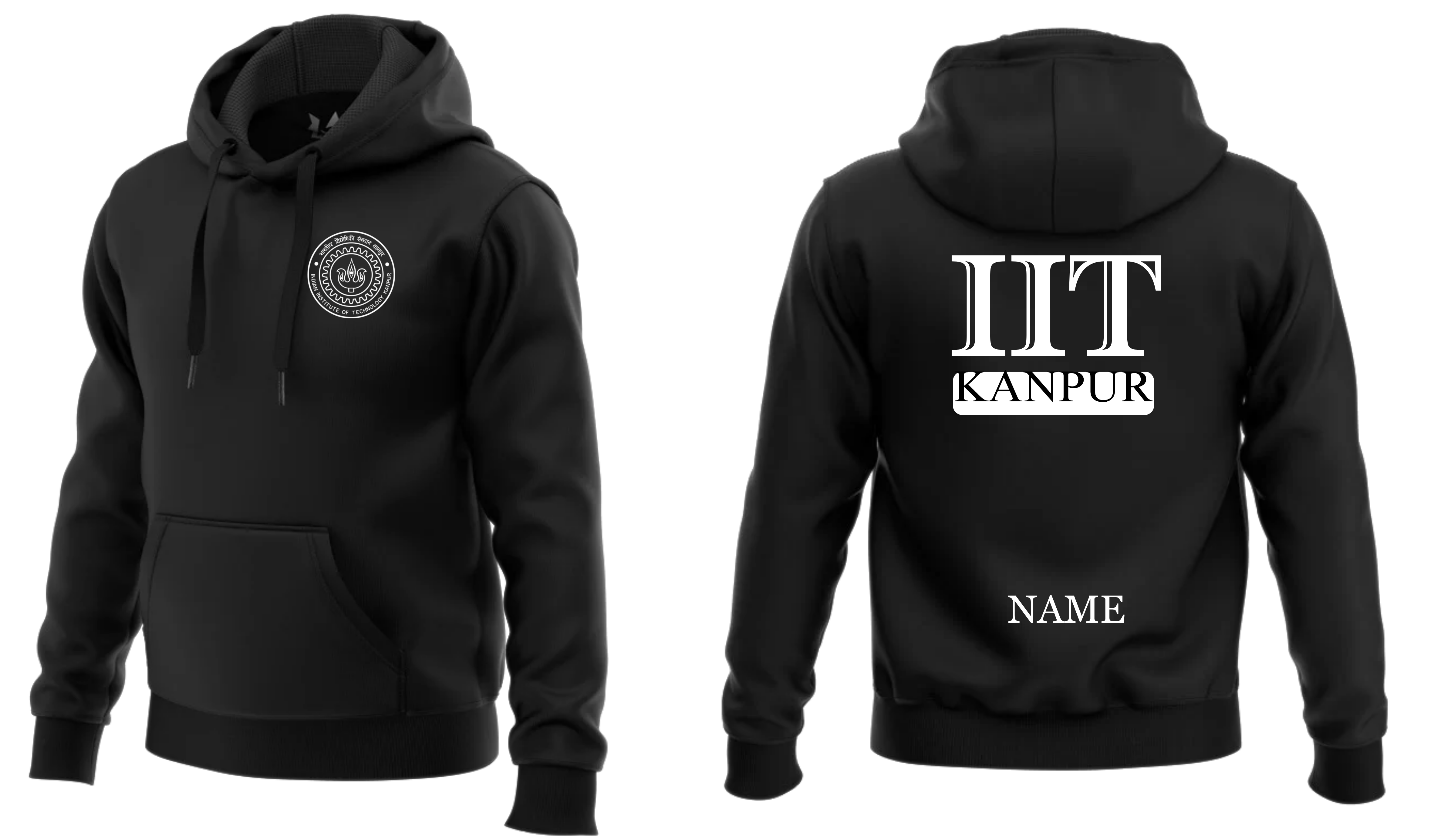 IIT KANPUR Hoodies Classic Design 3 ( Ak Design )