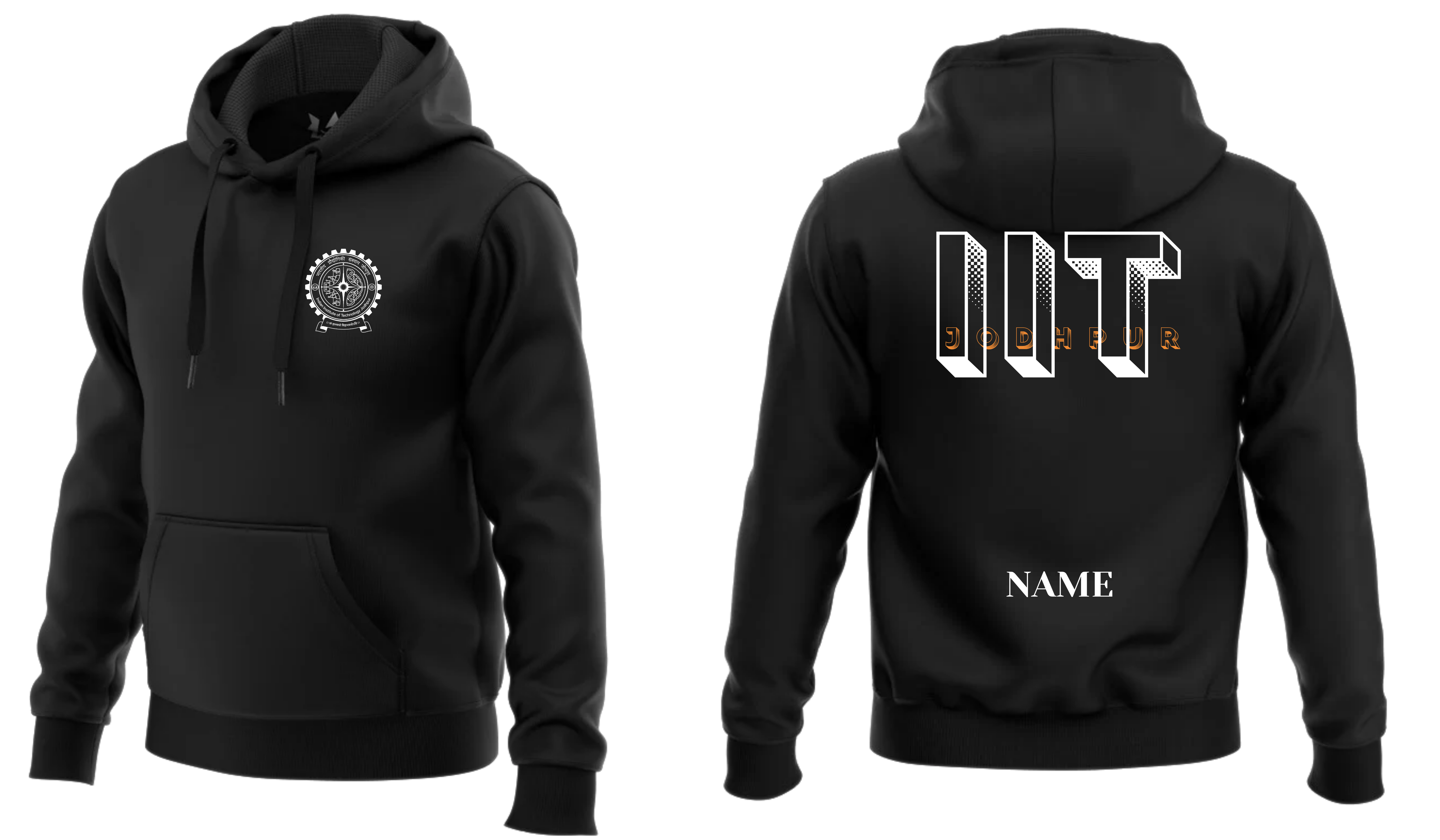IIT JODHPUR Hoodies Classic Design 4 ( Ak Design)